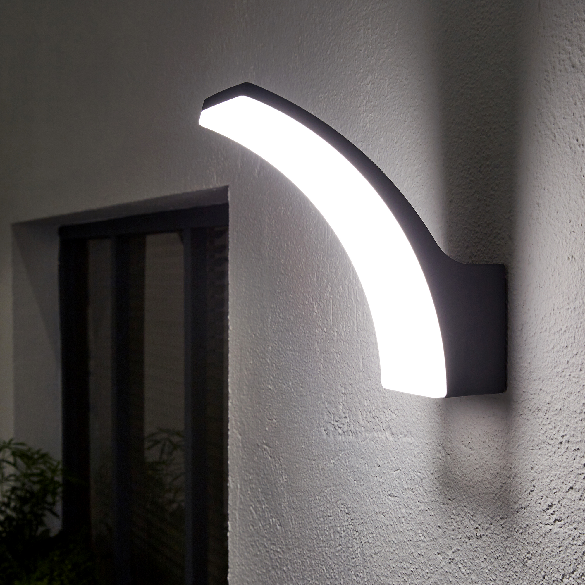 Applique LED moderno da esterno Lakko grigio IP44, luce bianco naturale 1200 lumen, INSPIRE - 8