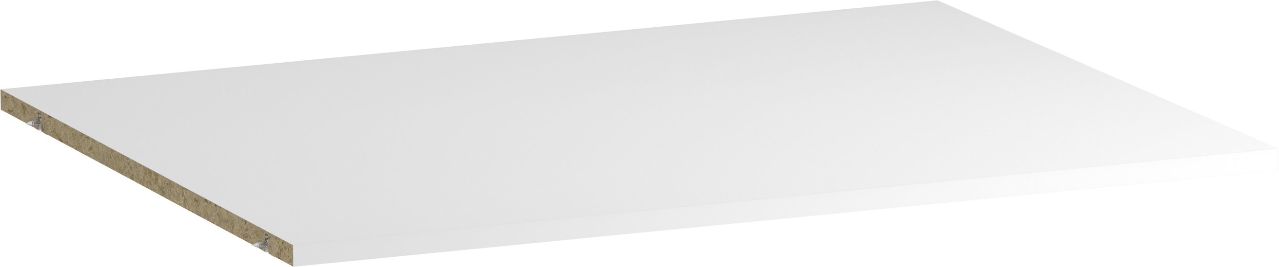 Pack 2 baldas para módulo de armario spaceo home blanco 80x60x1.6cm