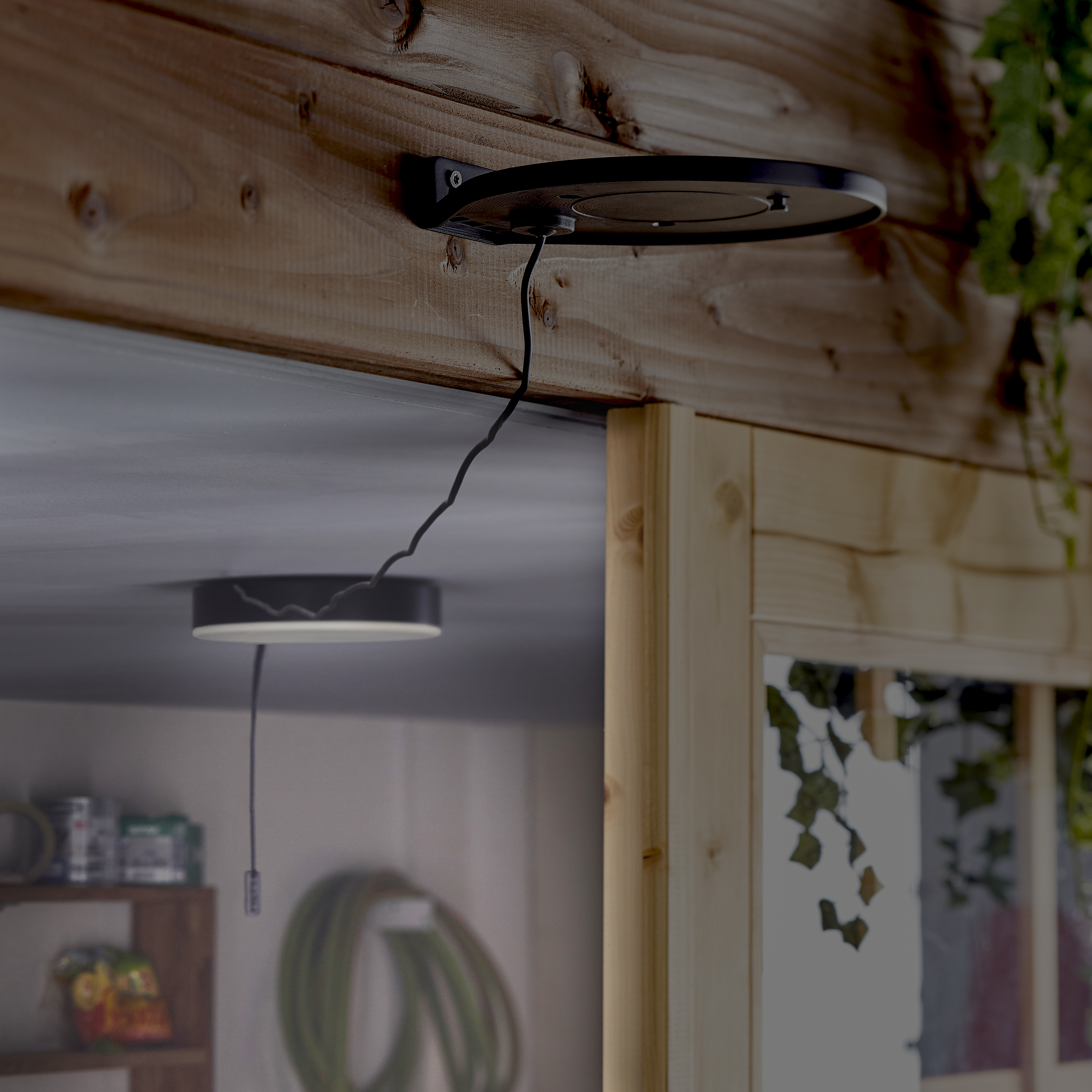 Candeeiro de parede exterior led solar Kampala 250lm Inspire - 4