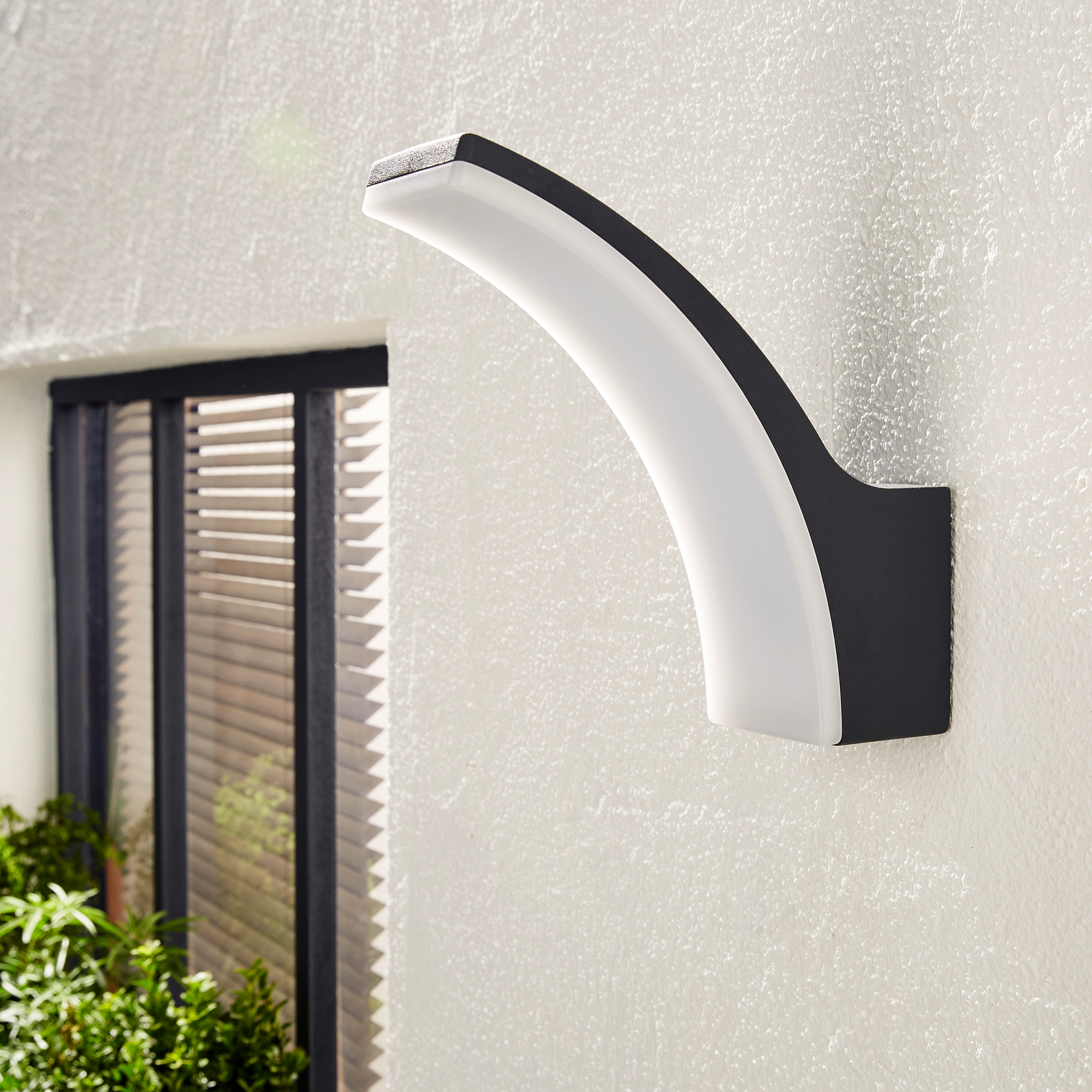 Applique LED moderno da esterno Lakko grigio IP44, luce bianco naturale 1200 lumen, INSPIRE - 6