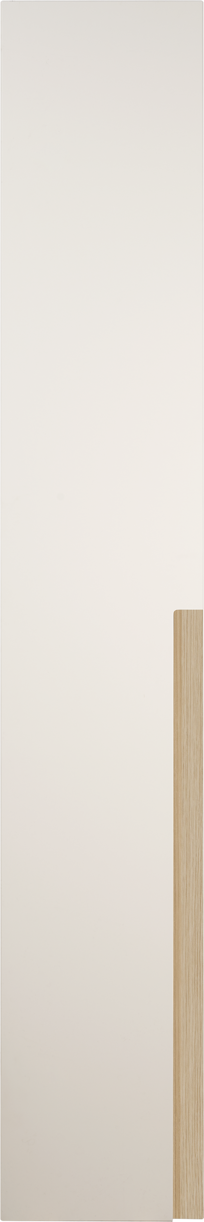 Puerta abatible de armario catar blanco y roble 40x240cm izq