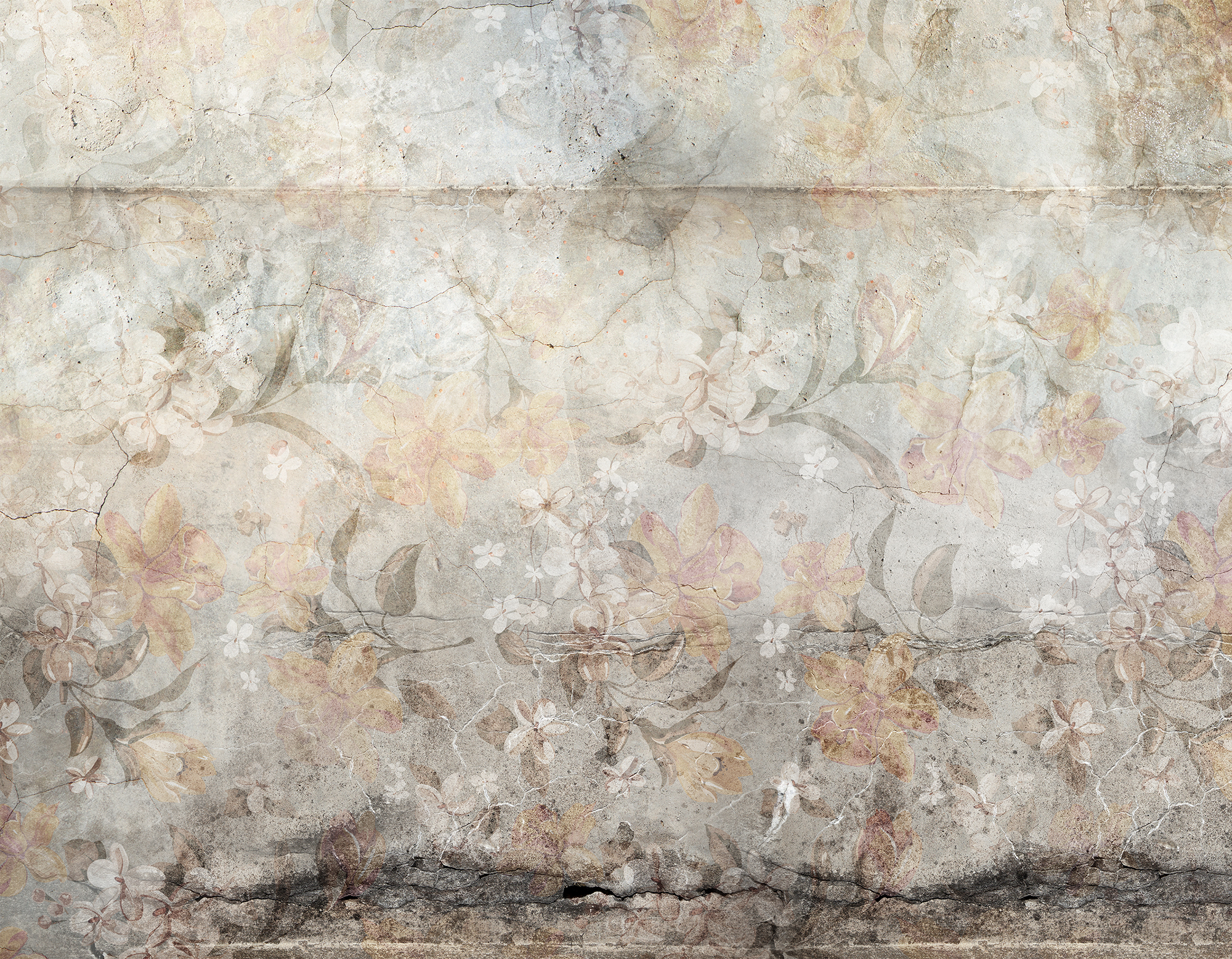 Mural adhesivo textil liso lavable naturaleza Néctar rosa 321 x 260 cm MOTIF - 5
