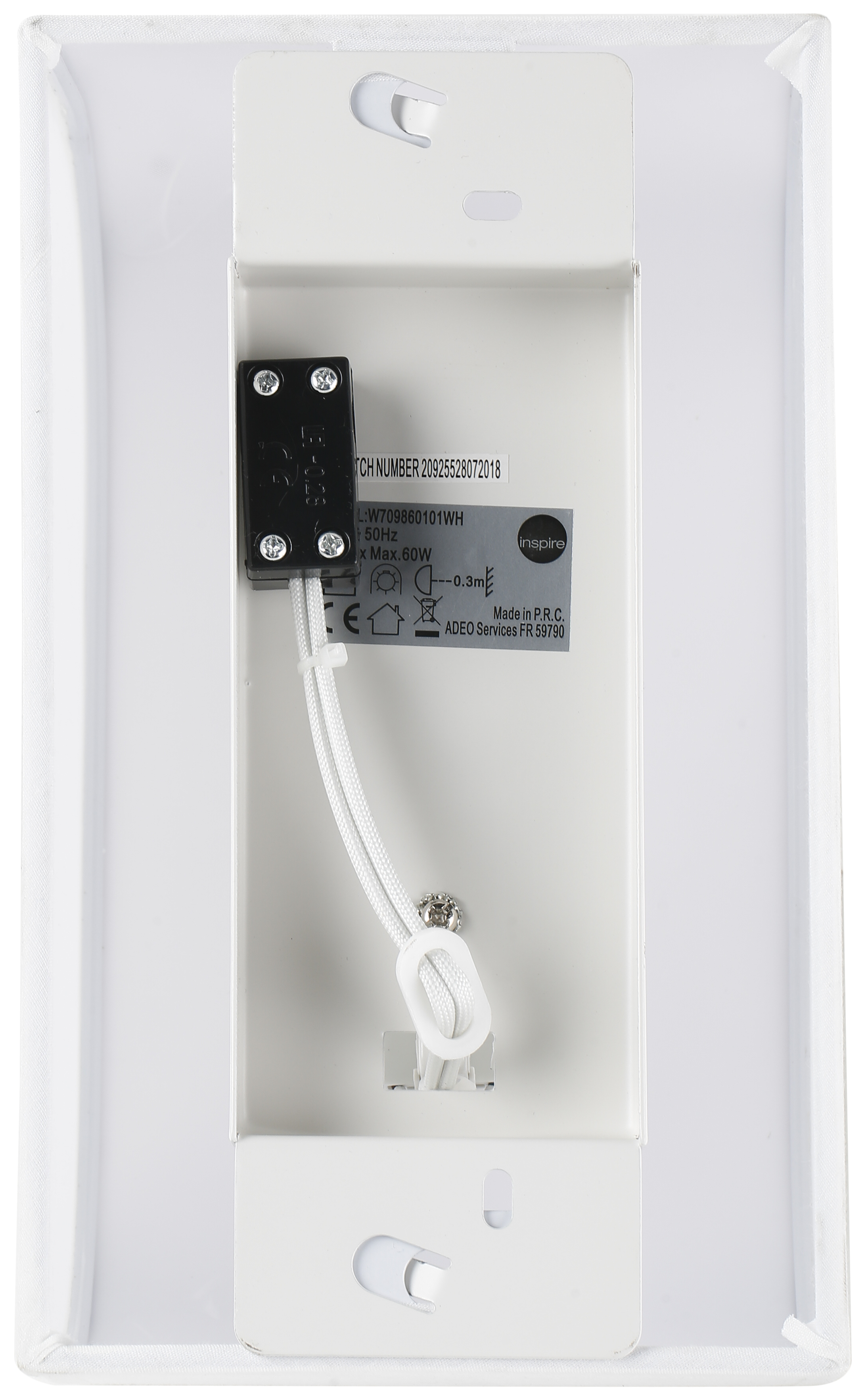 Candeeiro de parede INSPIRE PAVIE BRANCO - 6