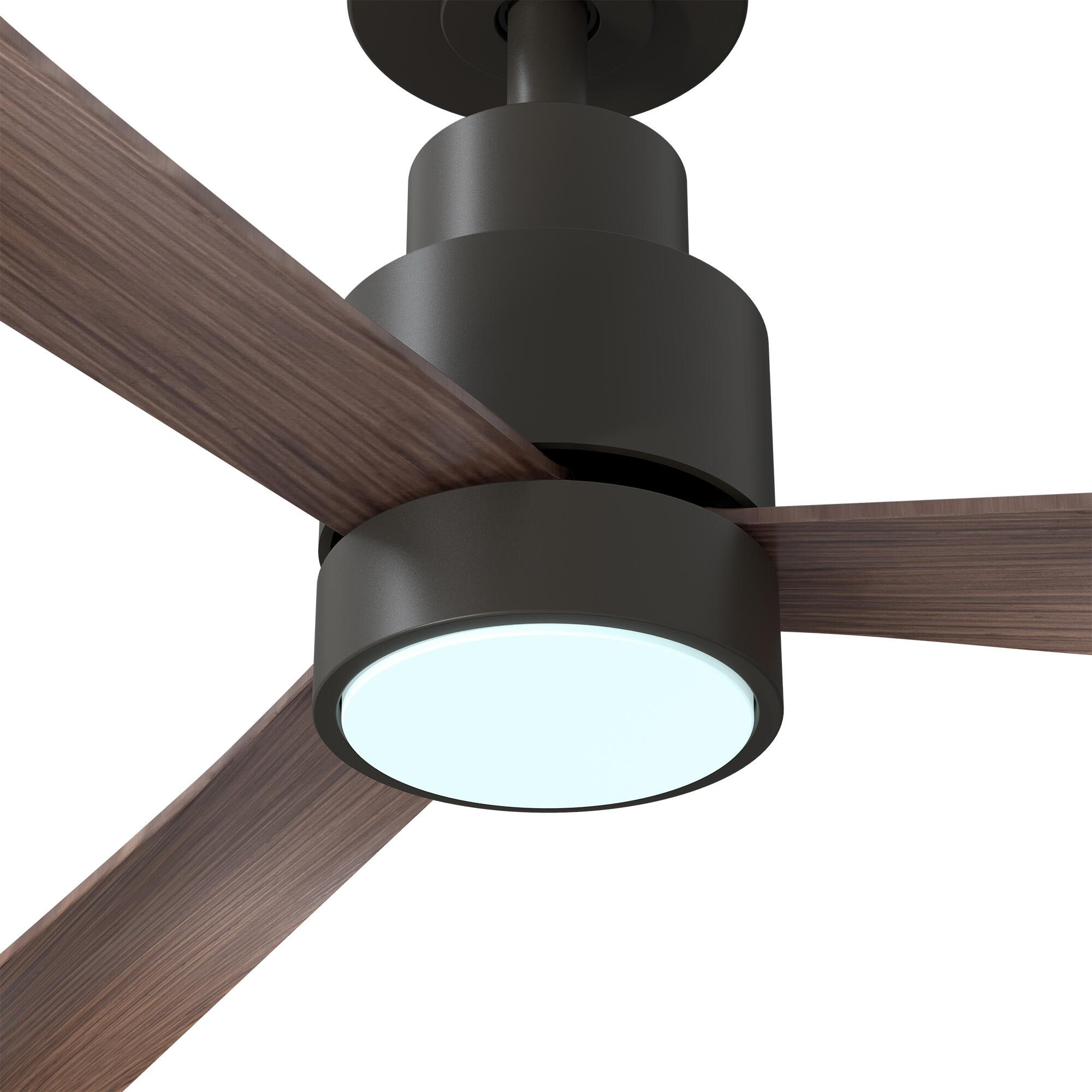 Ventilador de techo con luz silencioso DC Arte Confort Misi marrón 132 cm - 9