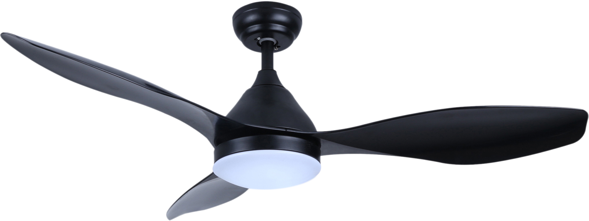 Ventoinha de teto com 3 lâminas DC Cristal Record d122cm preto - 3