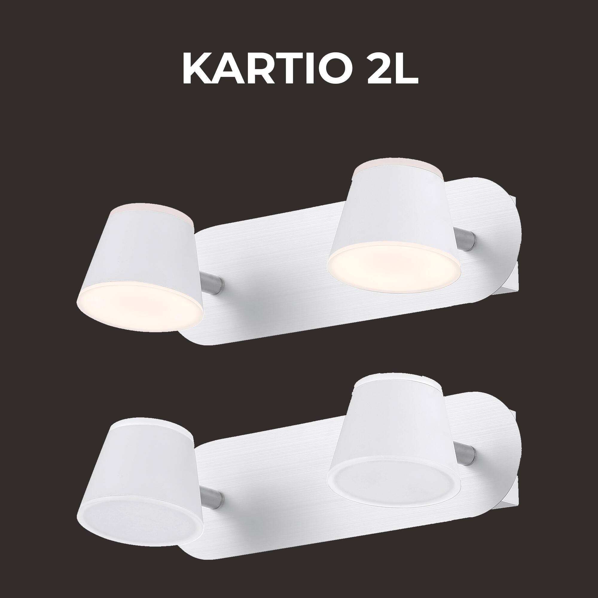 Regleta 2l Kartio Led 800lm 3000K - 5