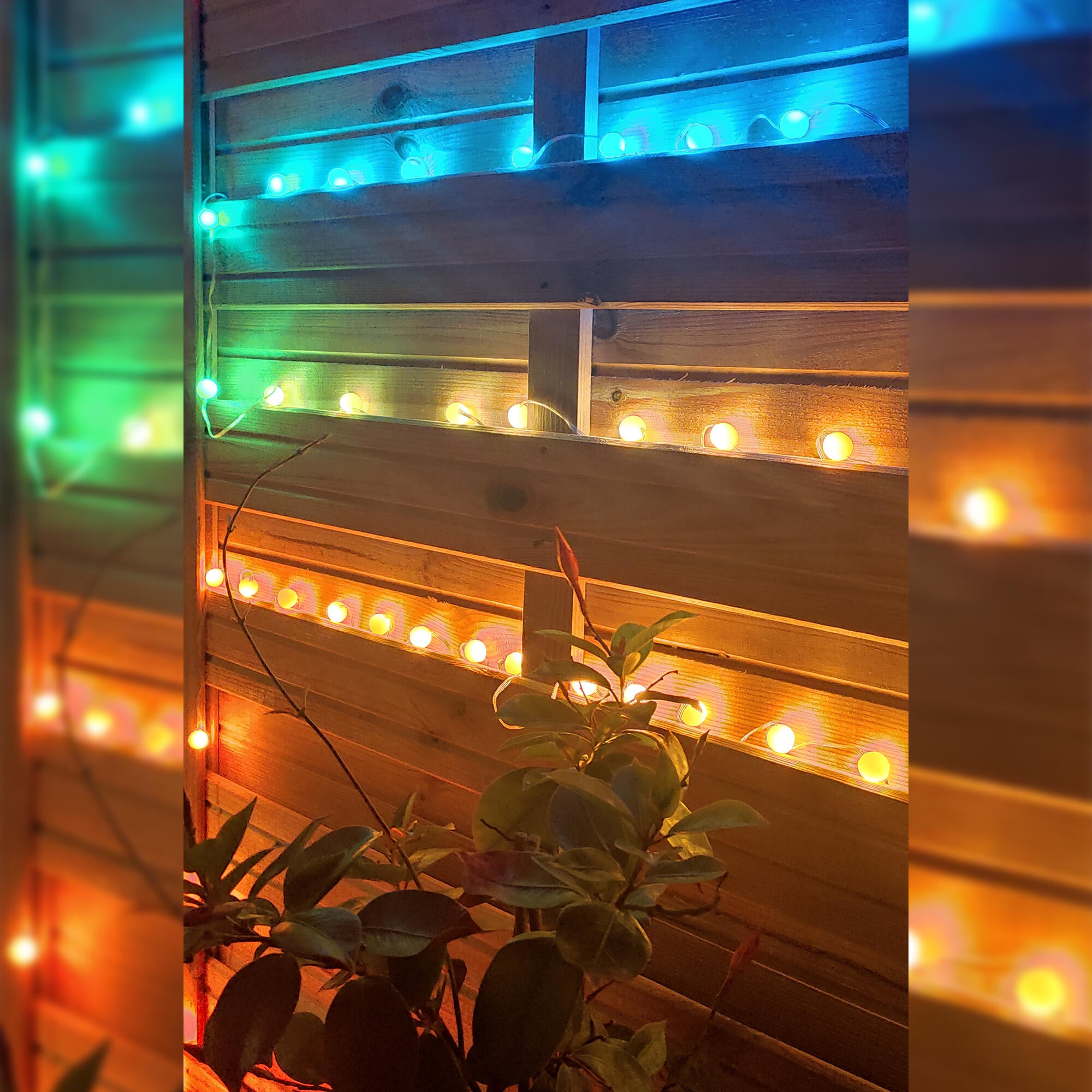 Grinalda solar LED 10M RGB MULTICOR - 5