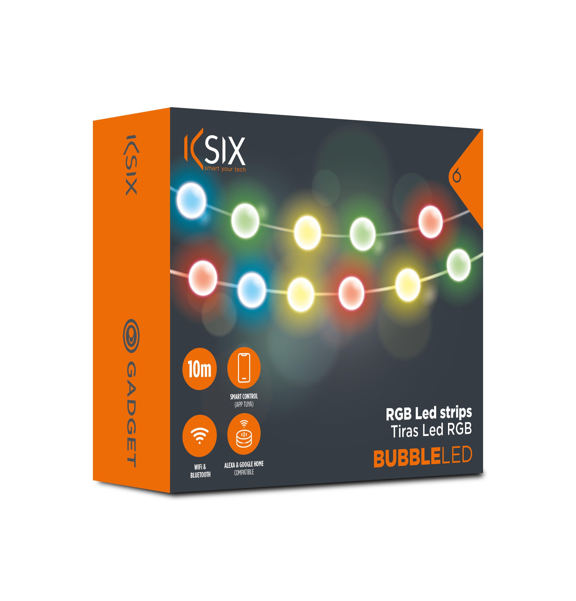 Grinalda solar LED 10M RGB MULTICOR - 7