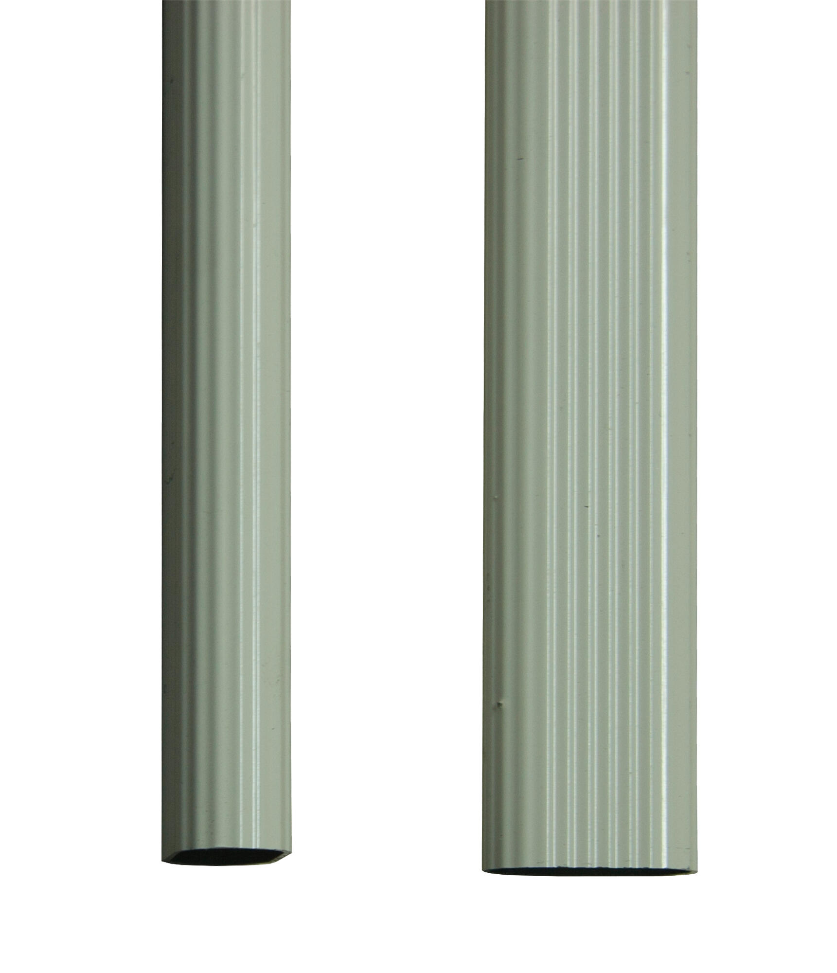 Varão estriado de 1 m OVAL BRANCO 30X15MM - 4
