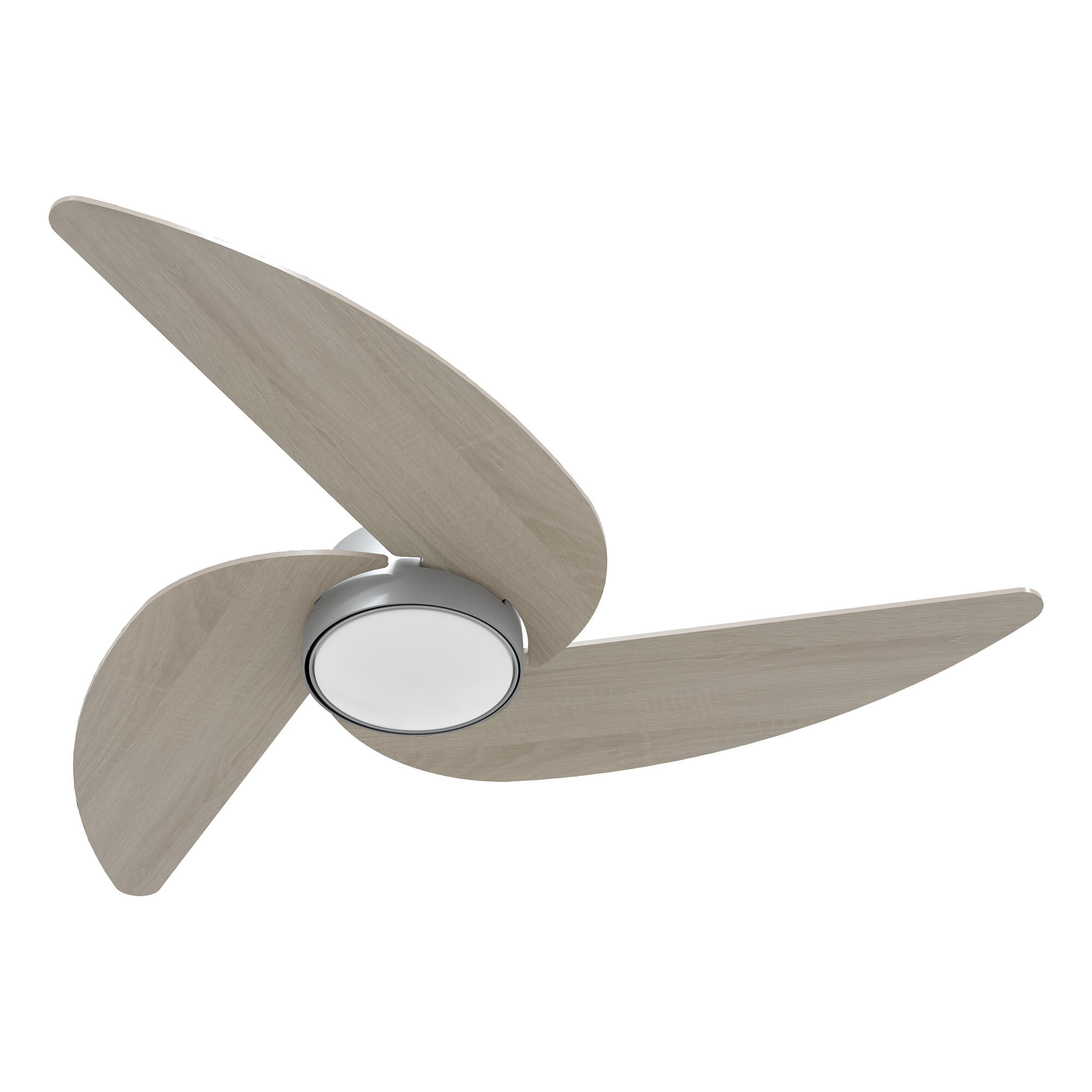 Ventilador de techo con luz motor DC Azores plata - 6