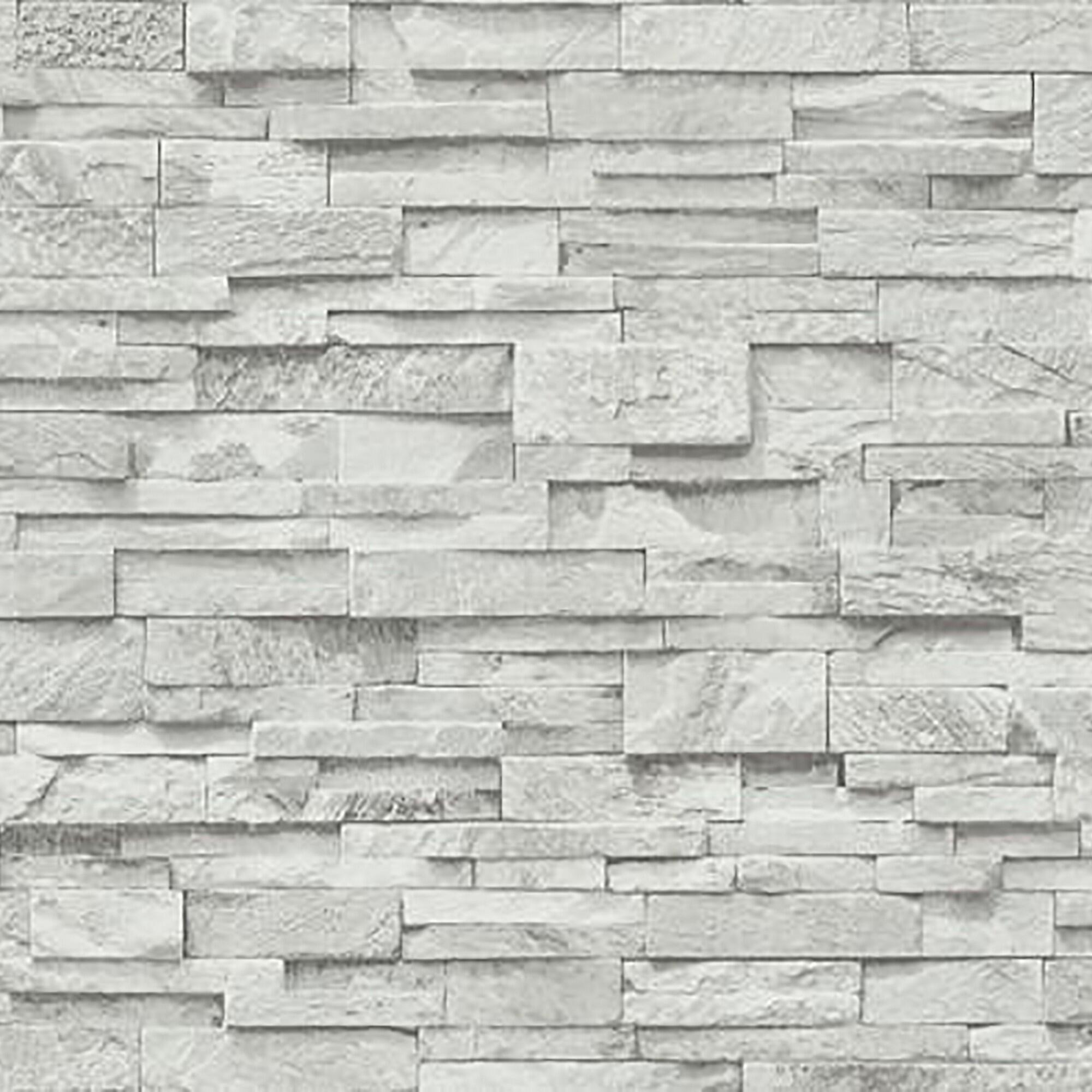 Papel pintado vinilo aplicación cola en pared imitación material piedra pizarra gris erismann 53cmx10m limpìeza con paño húmedo