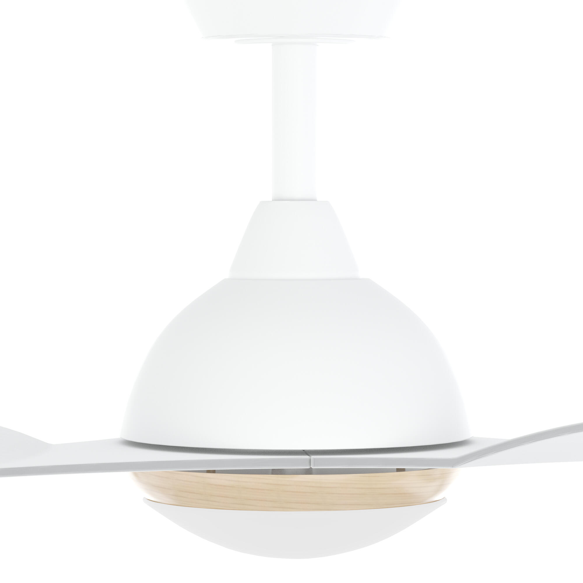 Ventilador de techo con luz silencioso DC Arte Confort Creta blanco 122 cm - 9