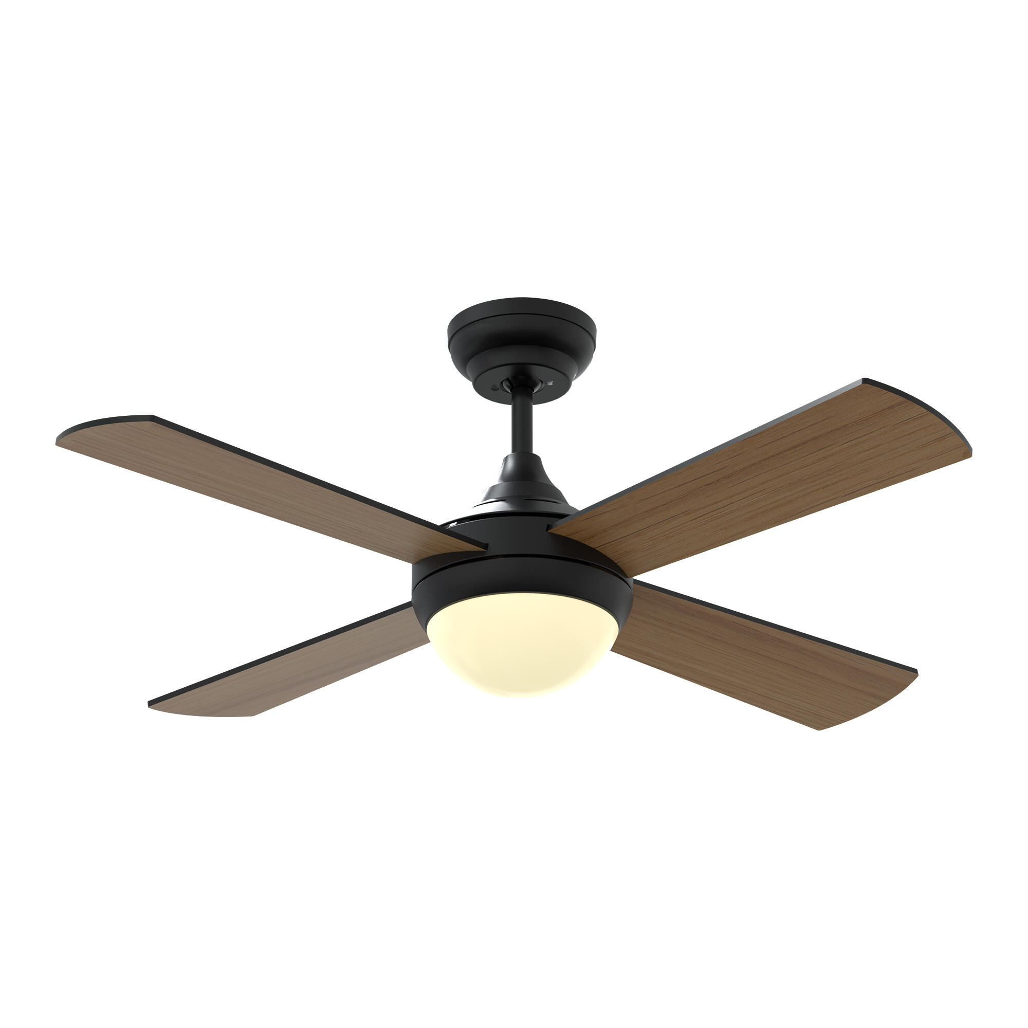 Ventilador de techo con luz silencioso DC Arte Confort Megia negro 122 cm - 13