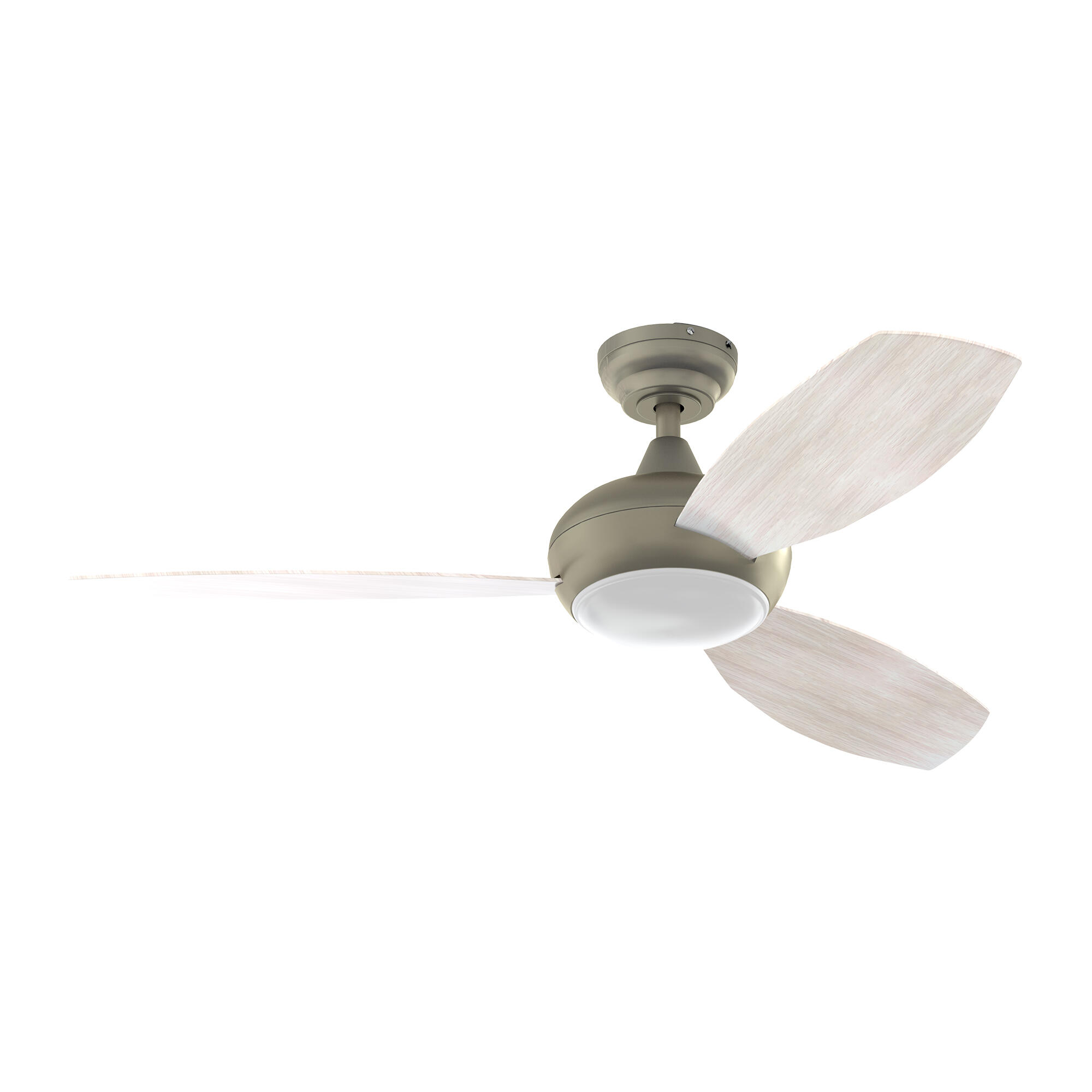 Ventilador de techo con luz motor DC Capri plata - 7