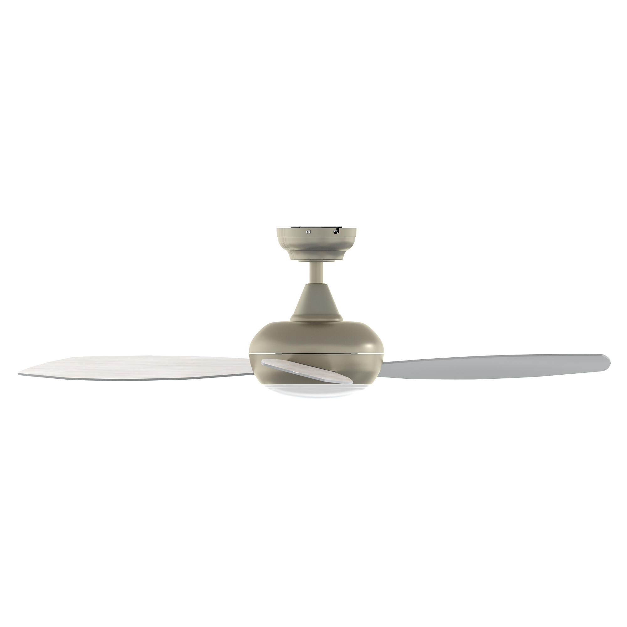 Ventilador de techo con luz motor DC Capri plata - 6