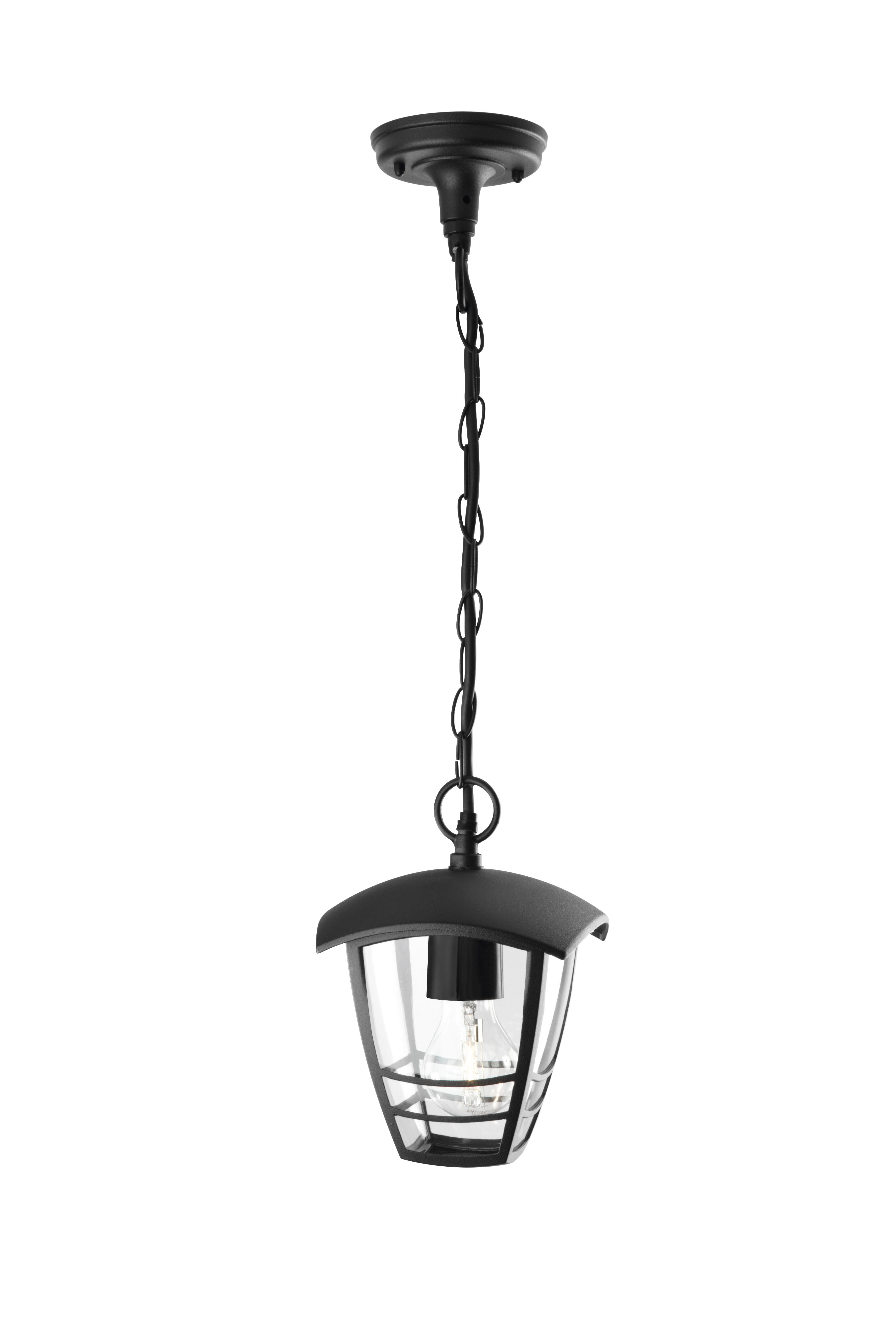 Lampadario Moderno Creek nero paralume nero E27 Ø0cm PHILIPS - 4