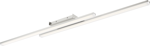 Plafón LED rectangular plata Qusina 4000 lm blanco neutro (4000K) IP20