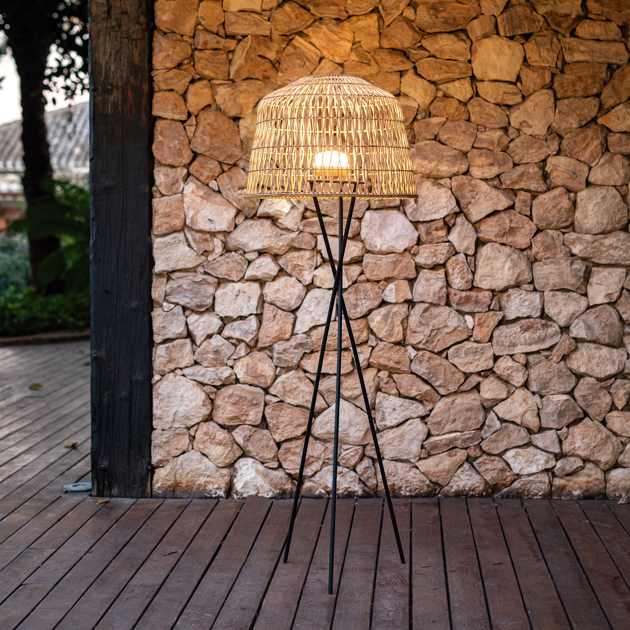 Lampada da esterno senza fili AMALFI 145 BATTERY beige , luce bianco caldo IP54 NEWGARDEN - 6