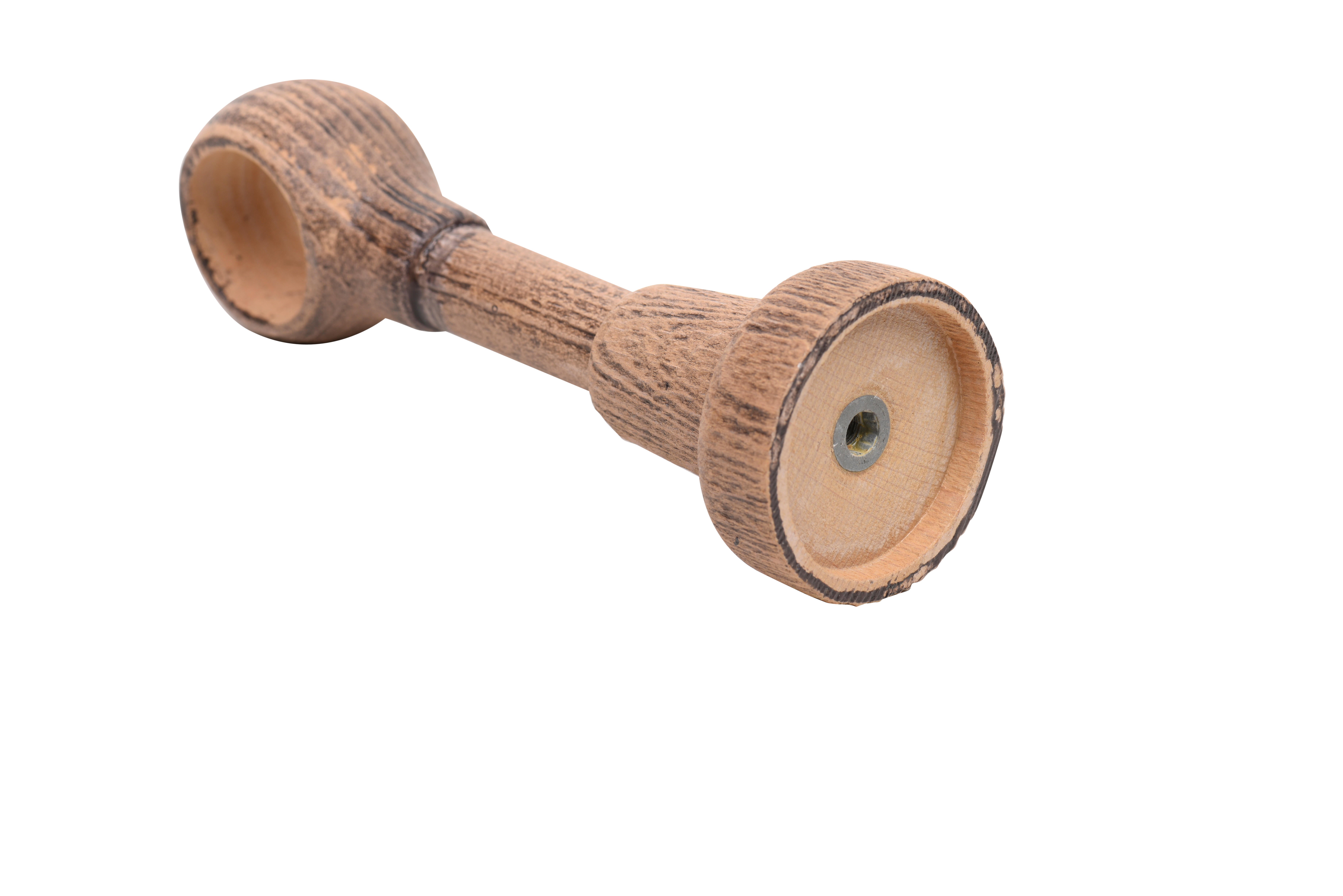 1 Soporte pared para barra diámetro 28 mm Nature INSPIRE Bois Dore pintado extensible 8.5-13 cm - 3