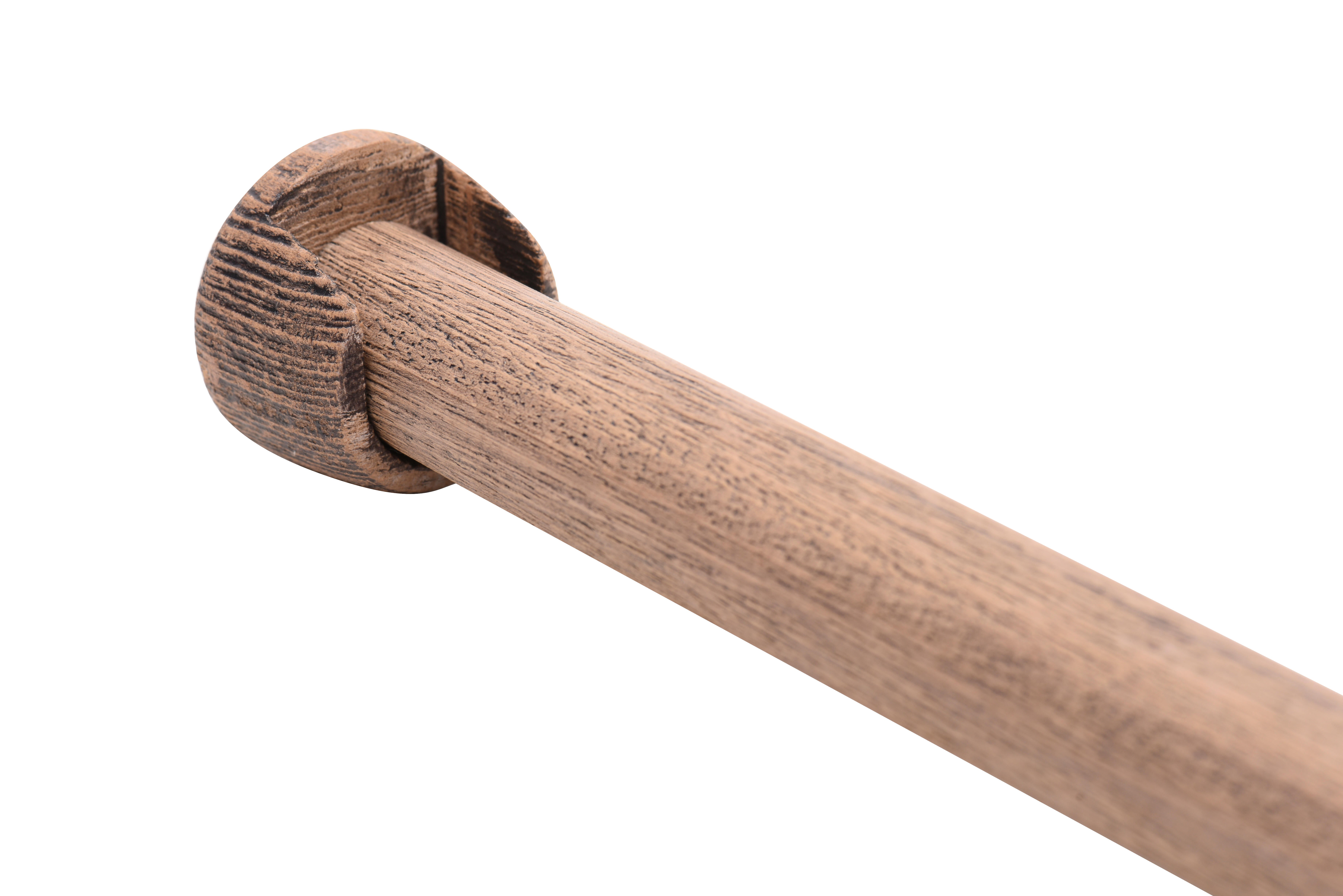 2 Soportes entre 2 paredes para barra diámetro 28 mm Nature INSPIRE Bois Dore pintado fijo 2.7 cm - 2