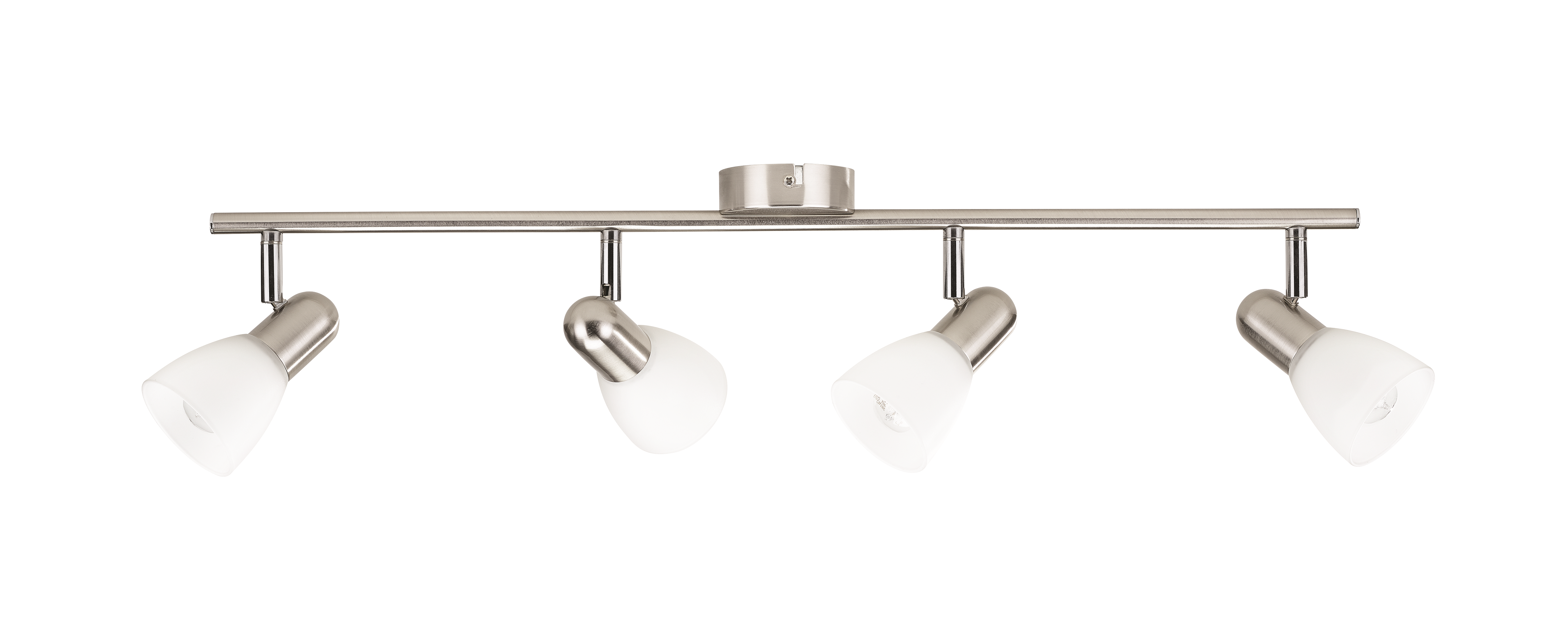 Barra de 4 focos philips burlap e14 níquel