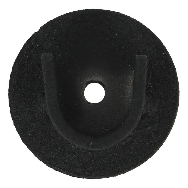 2 suportes ENTREPAREDES D20CM PRETO FORJA