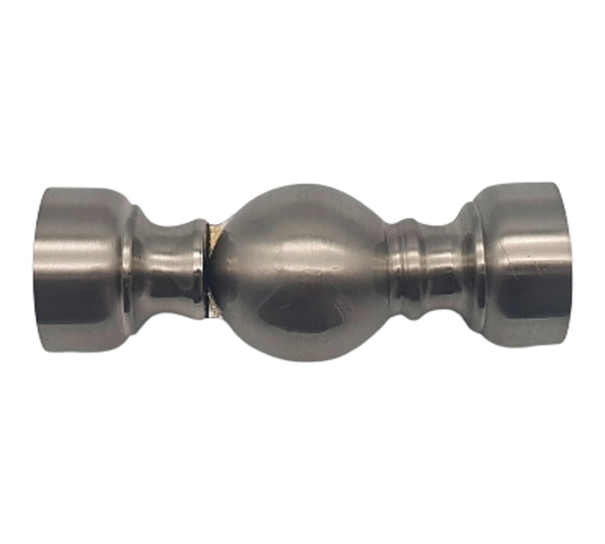Codo articulado metal d30mm cromo/ mate