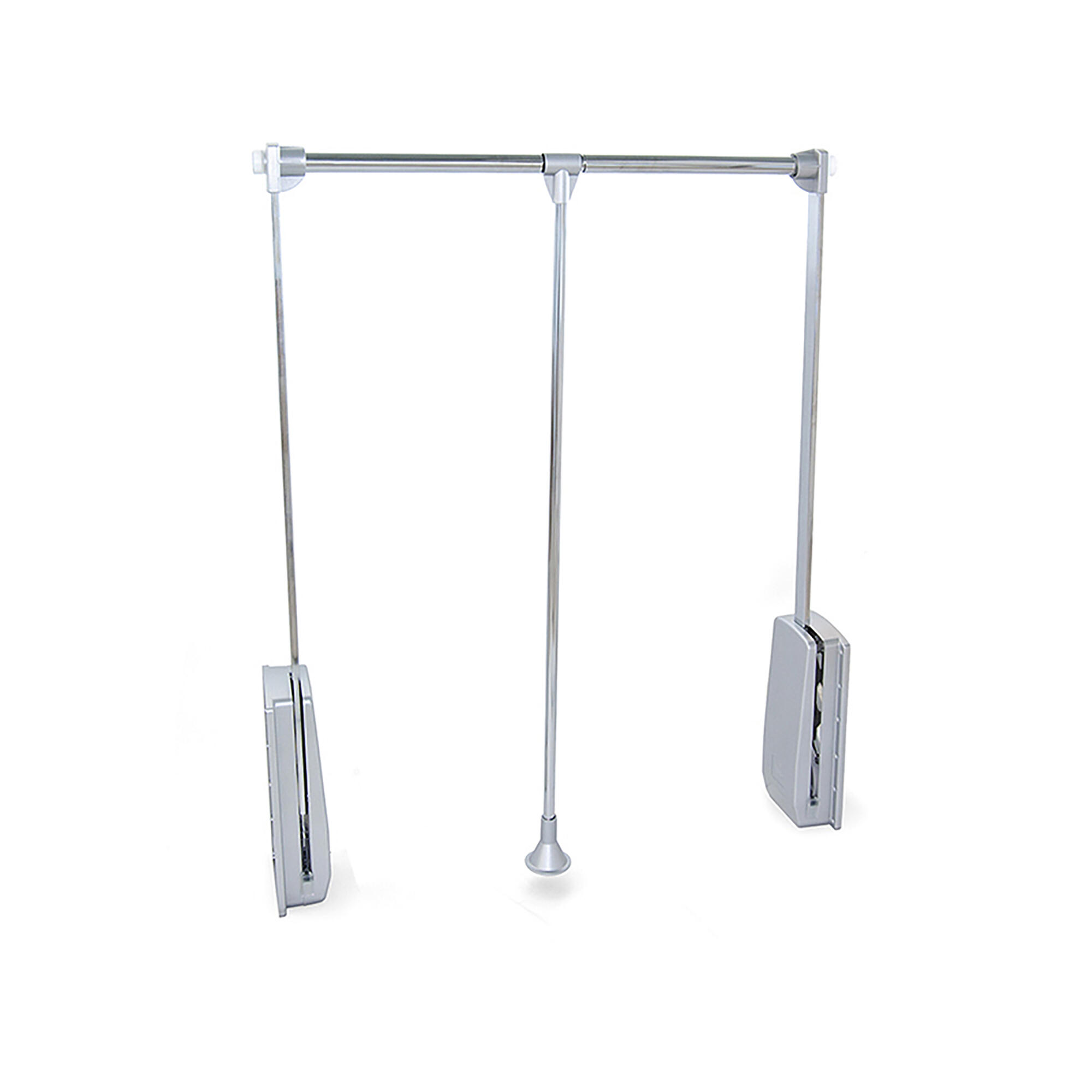 Colgador abatible hang gris para armario. ancho regulable 60-83cm