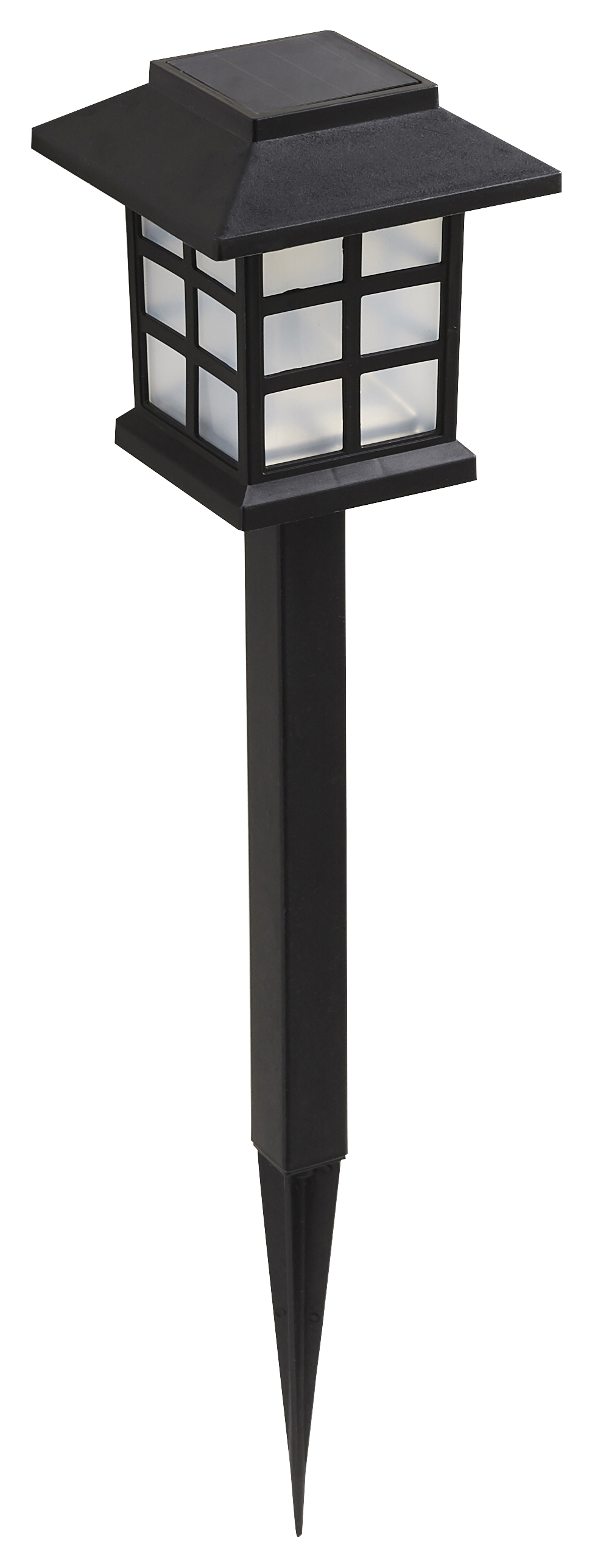 Baliza jardín solar exterior LED negra INSPIRE London IP44 - 3