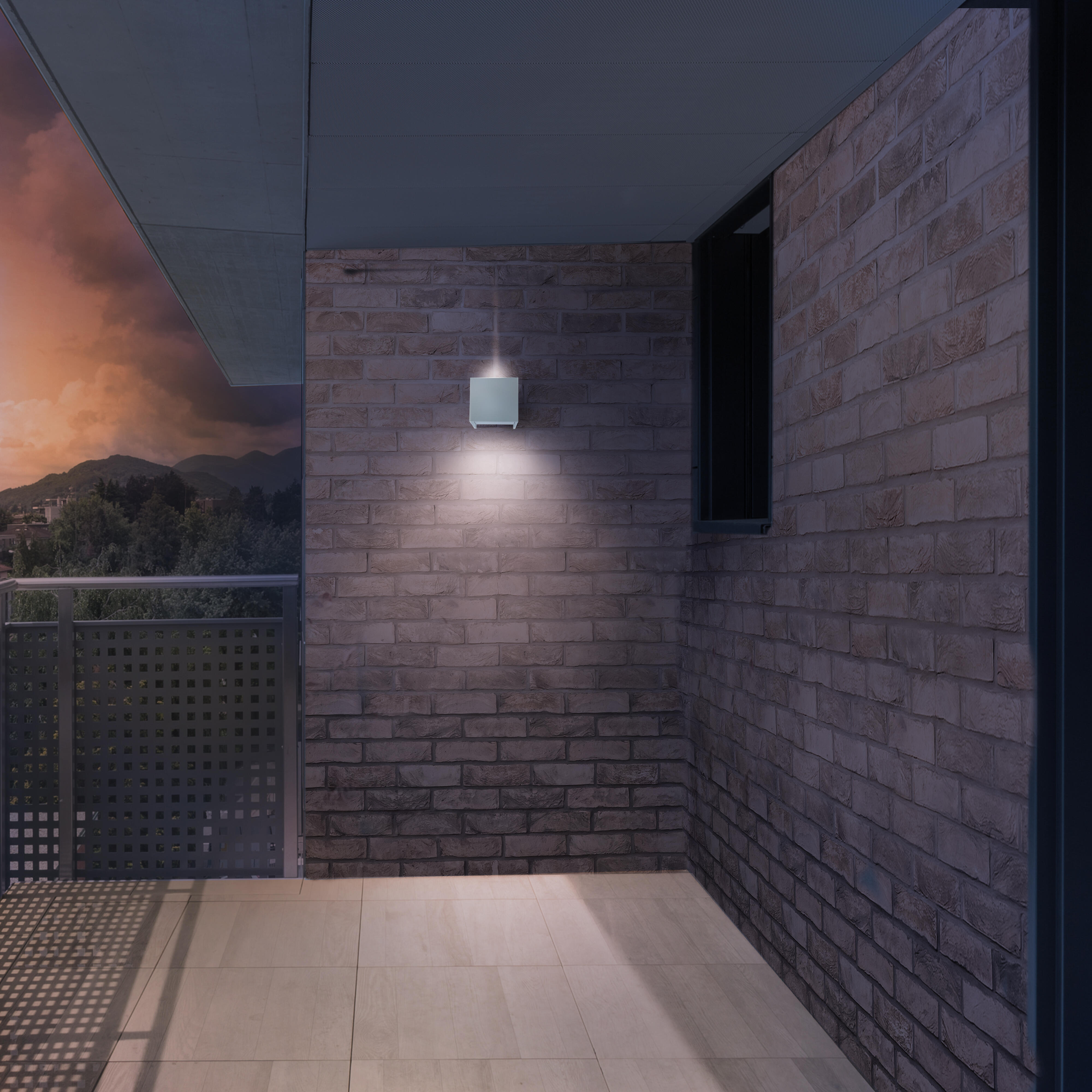 Aplique de exterior Open 10W 4000K blanco - 3