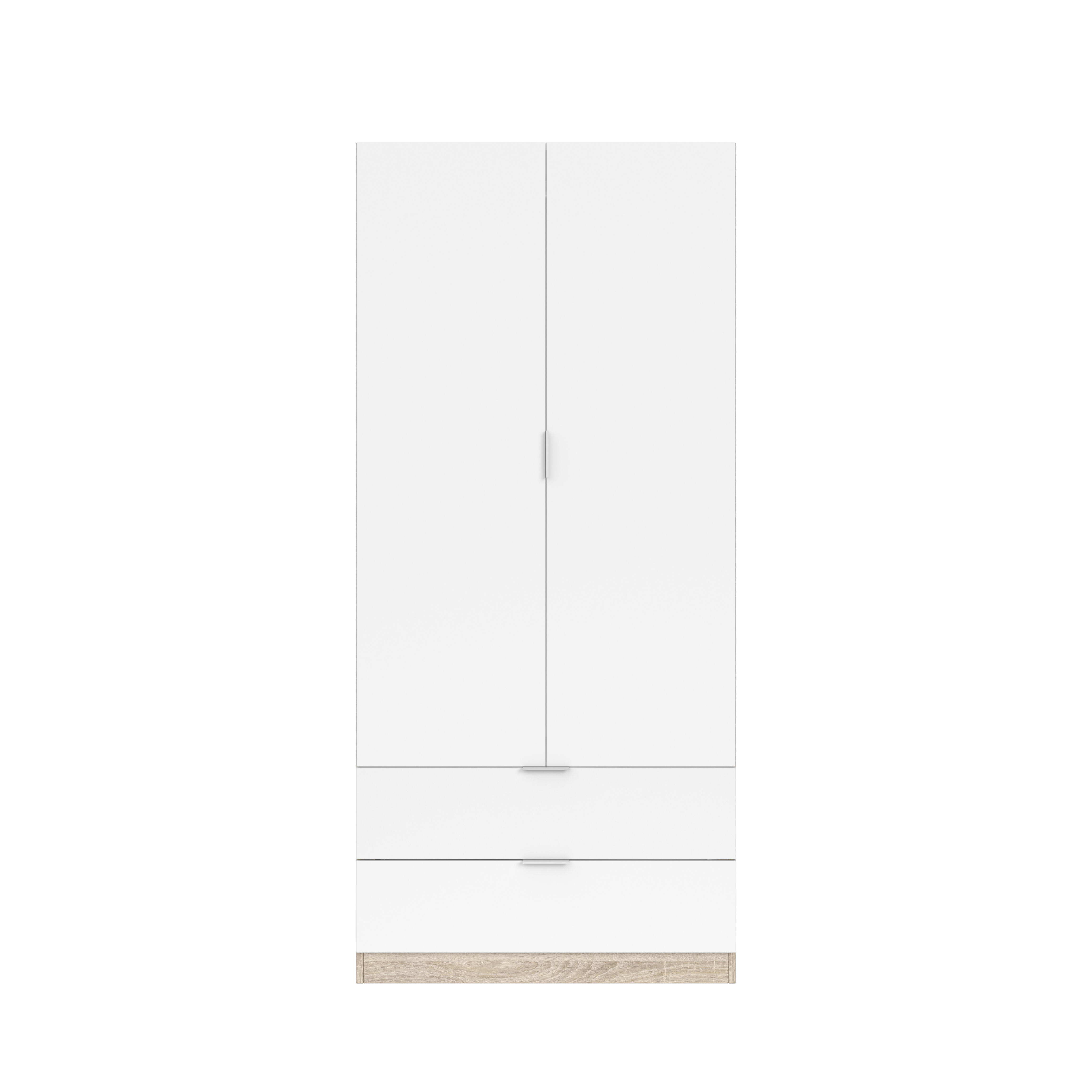 Armario puerta abatible tuc 81x180x52cm blanco