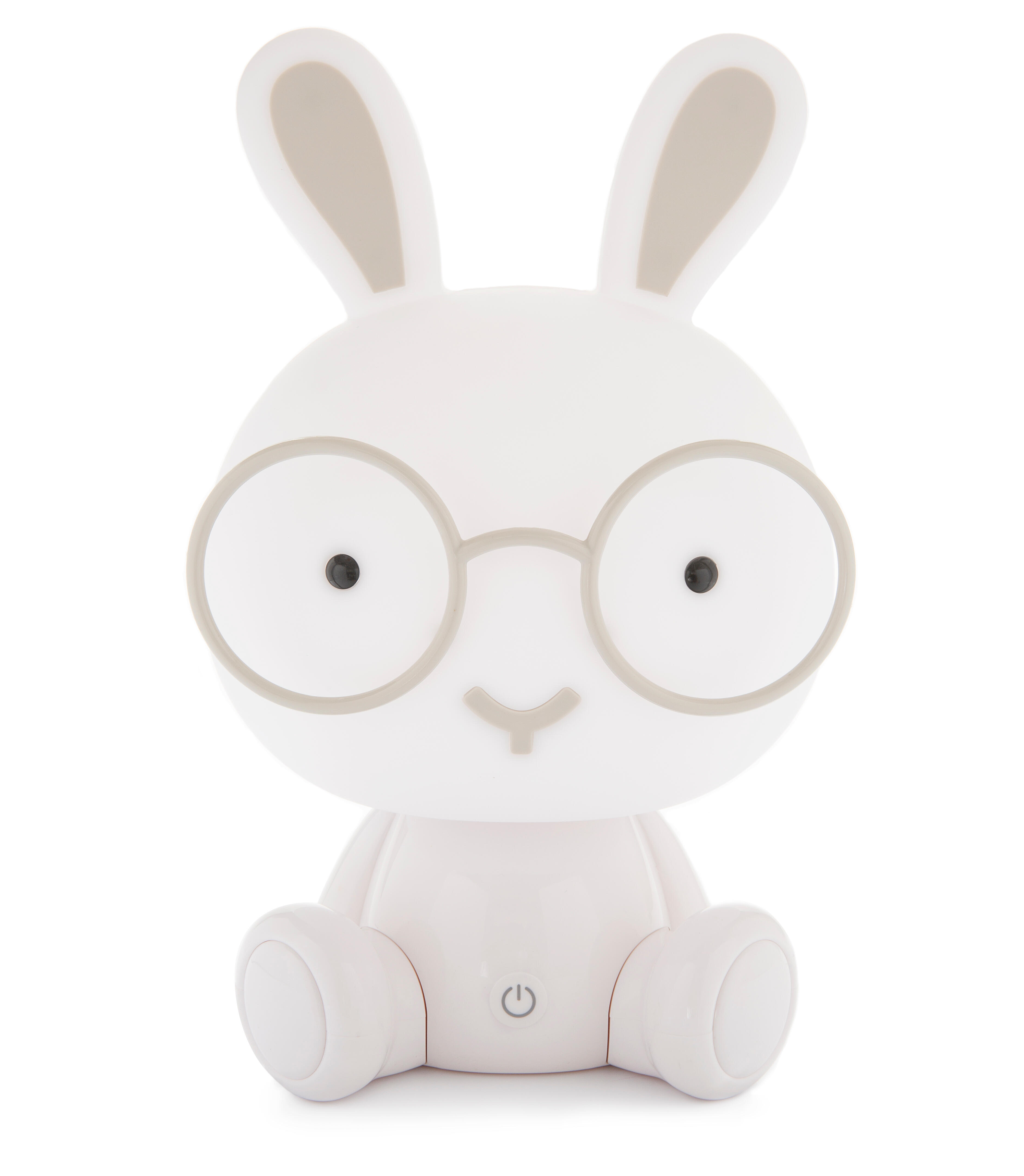 Lámpara de mesa táctil LED Bunny Touch SEYNAVE con estructura blanca pantalla blanca luz neutra 4000K - 2