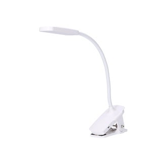 Lampe de Bureau avec Pince Bras pivotant flexible à 360° blanc | Leroy Merlin