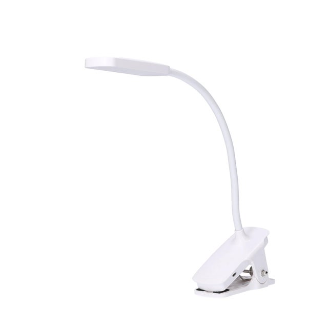 Candeeiro de secretária Flexo LED 41cm branco
