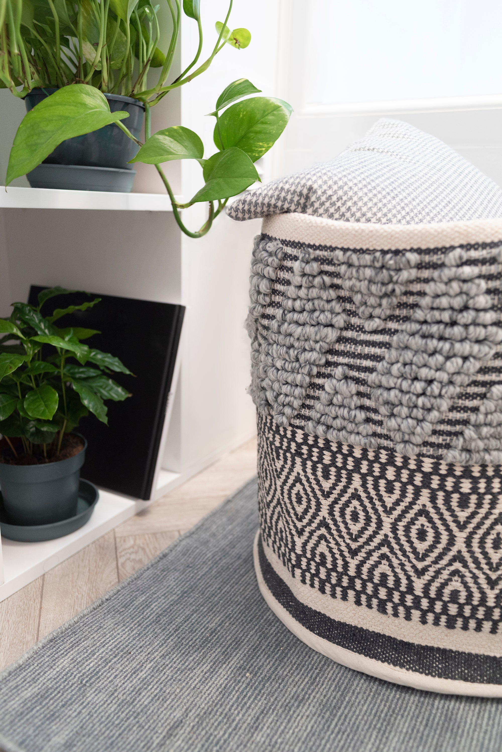 Cesta de algodón BASKET LARA 40 x 40 cm - 3