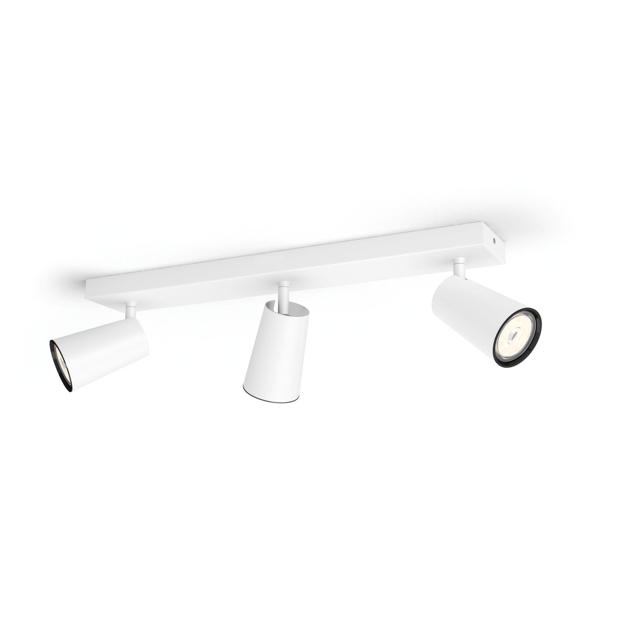 Foco de 3 luces Paisley GU10 blanco 12 cm - 2