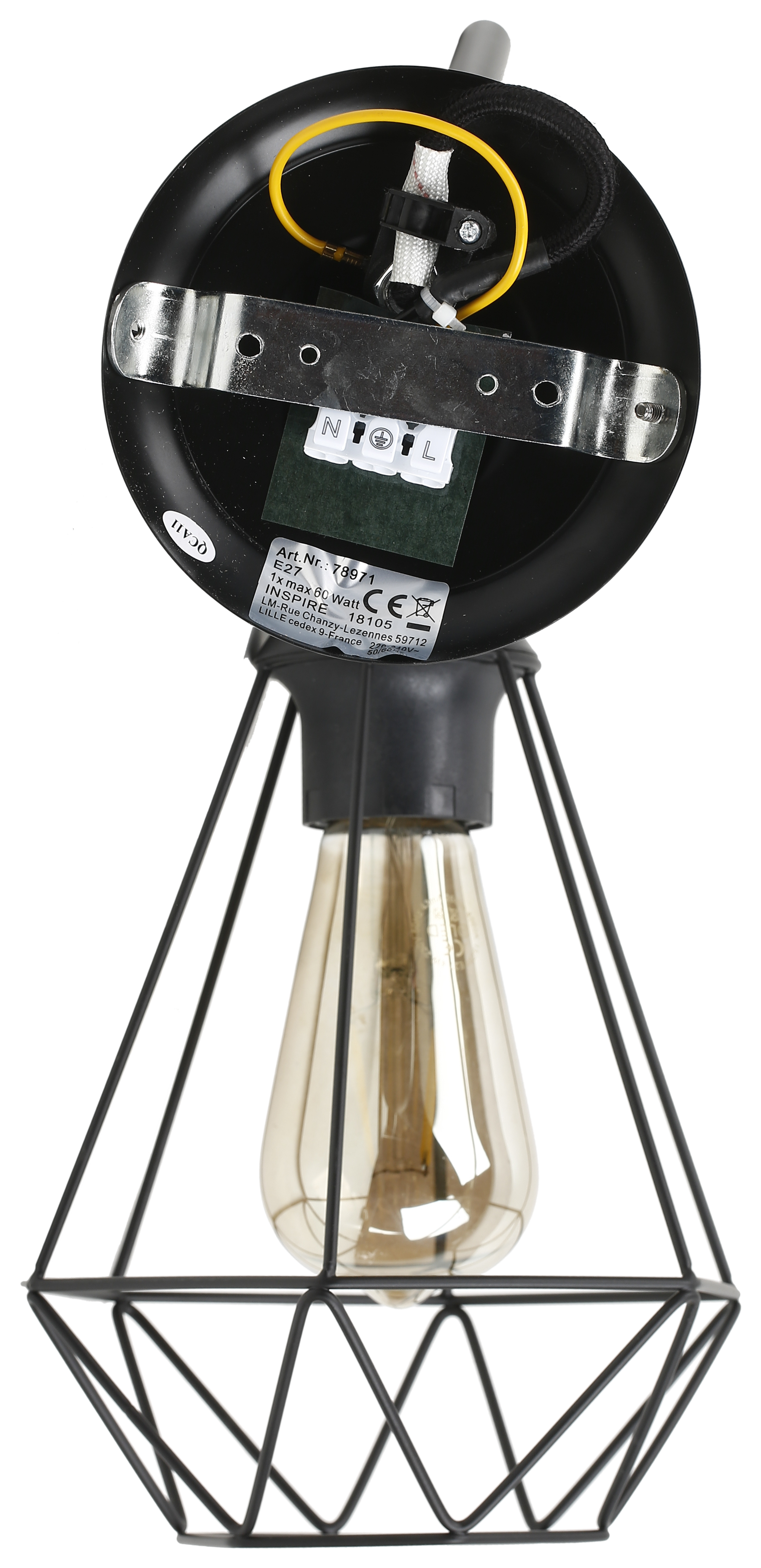 Candeeiro de parede INSPIRE BYRON PRETO - 3