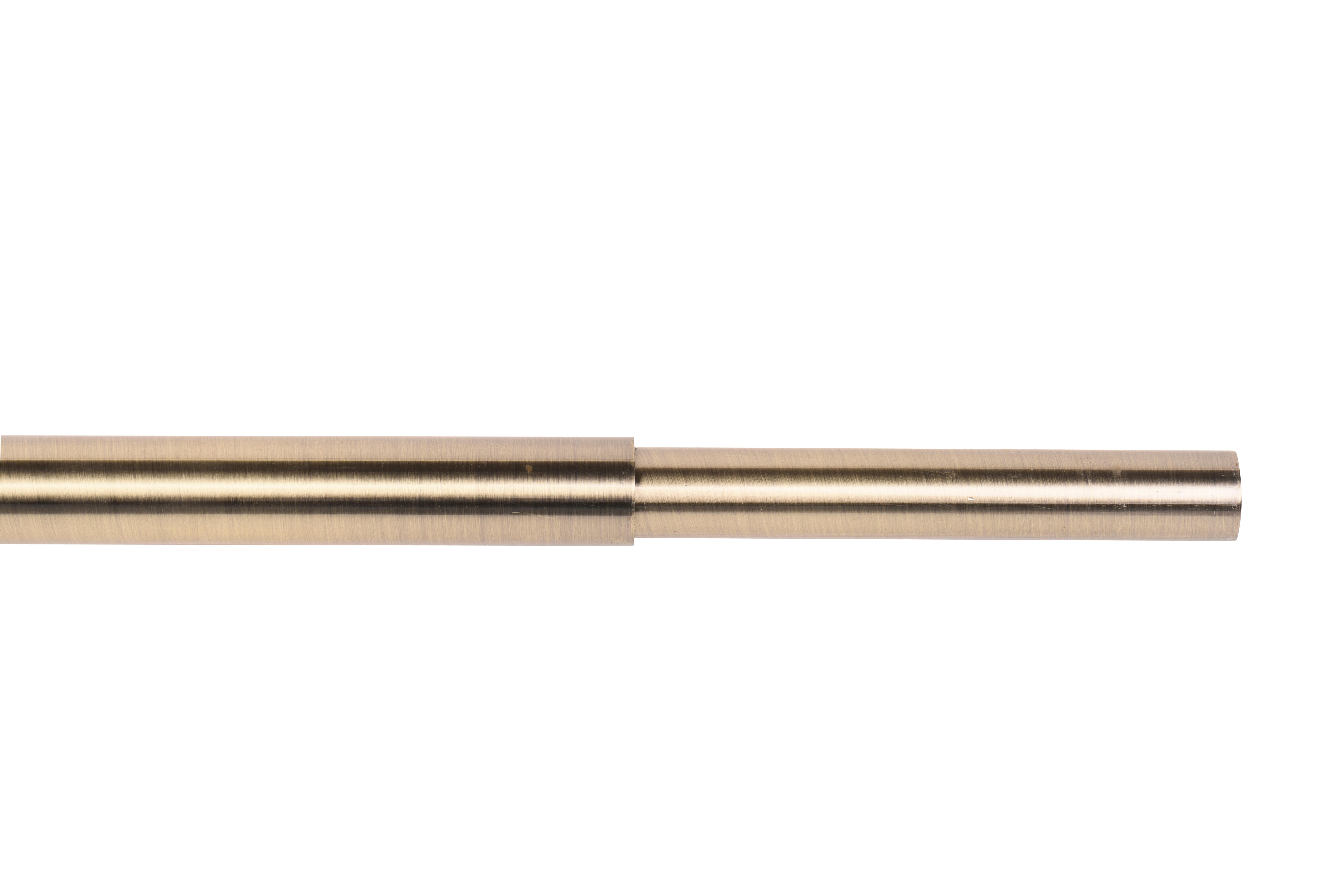 Barra de cortina extensible 20 mm hierro inspire bronce 120-210 cm