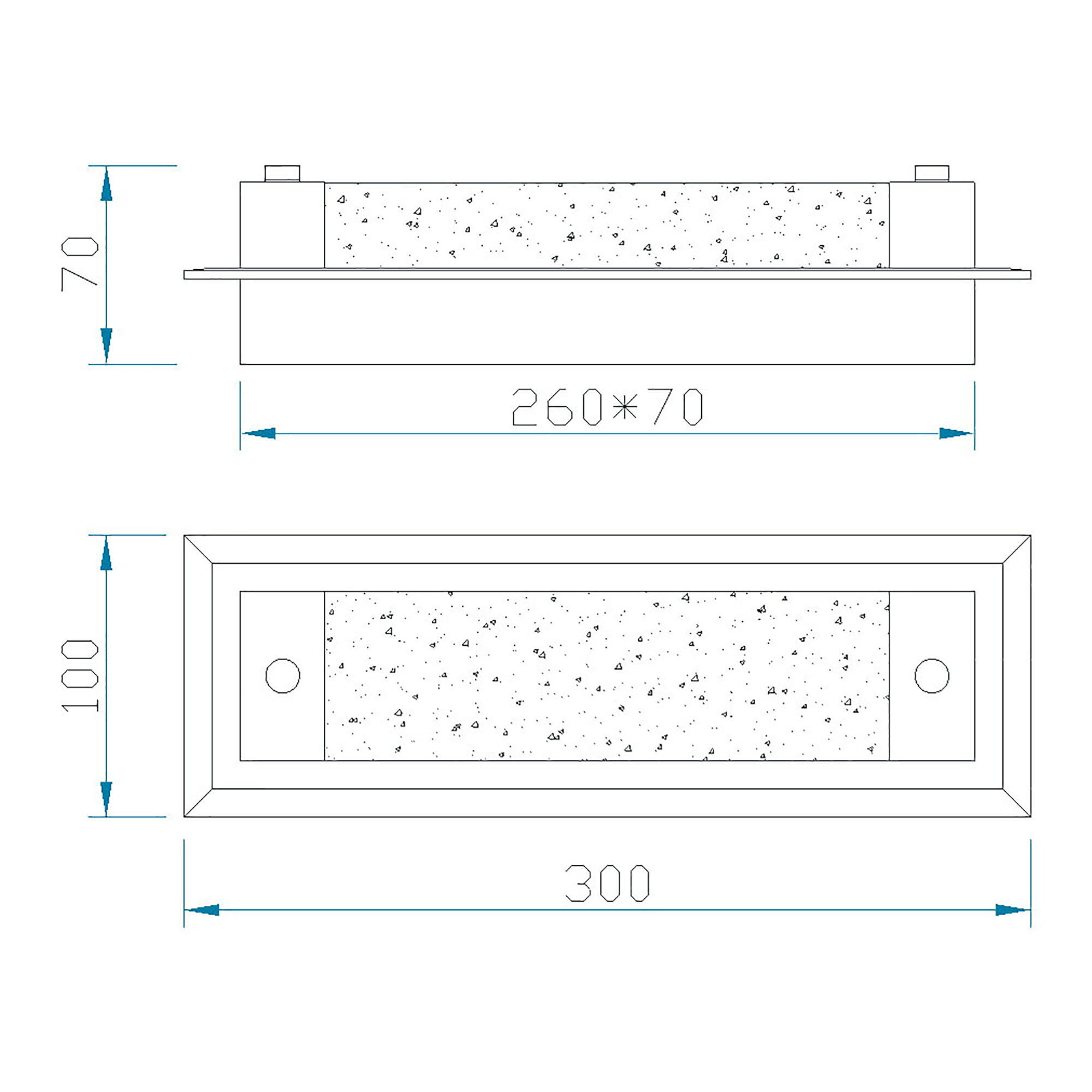 Aplique LED Tube, 8W, 680LM, 4000K, hierro y cristal, 7.5x30cm, cromo - 3