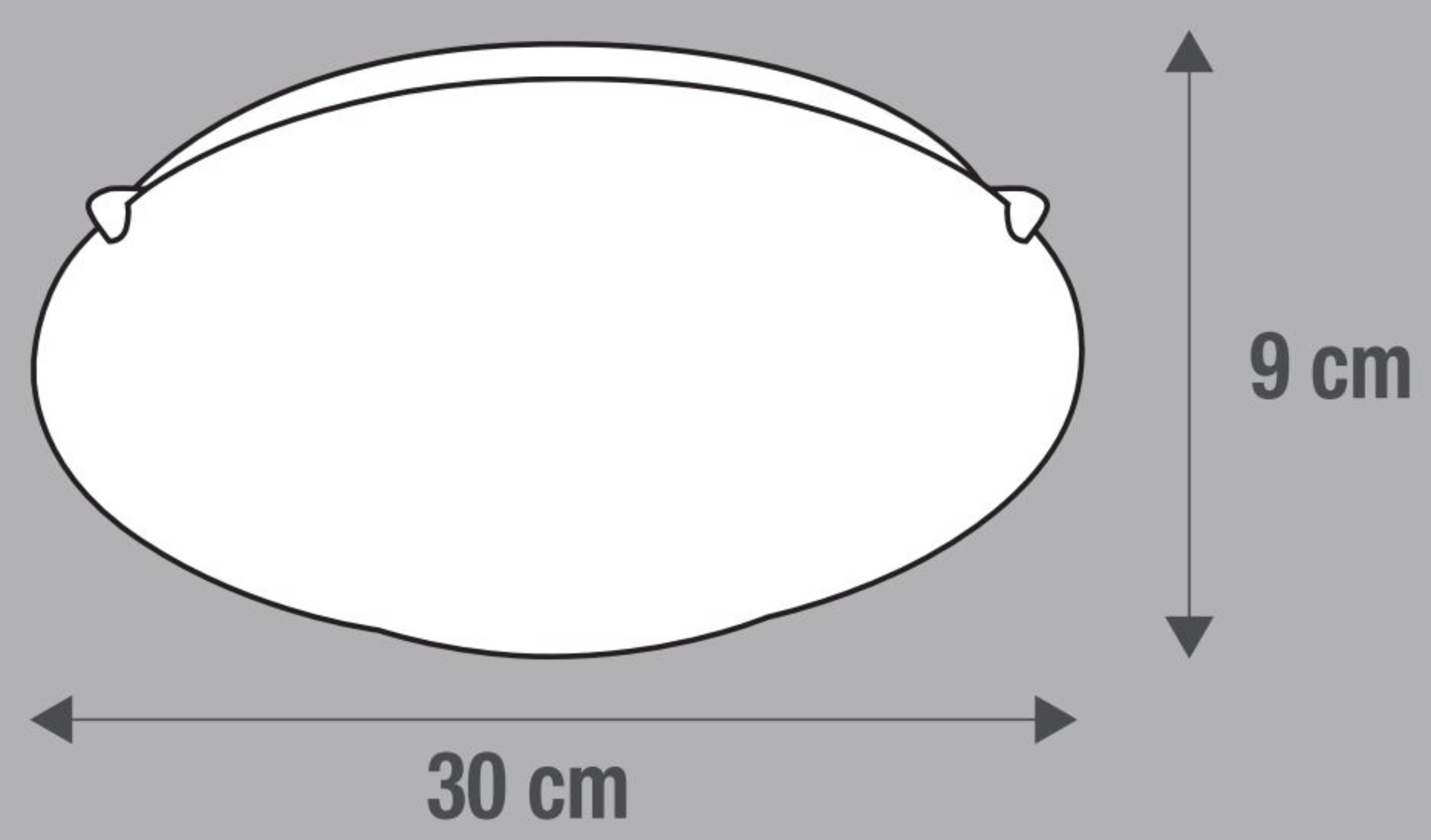 Plafonnier 1xe27, essentiel blanc INSPIRE Island D.30 cm - 3