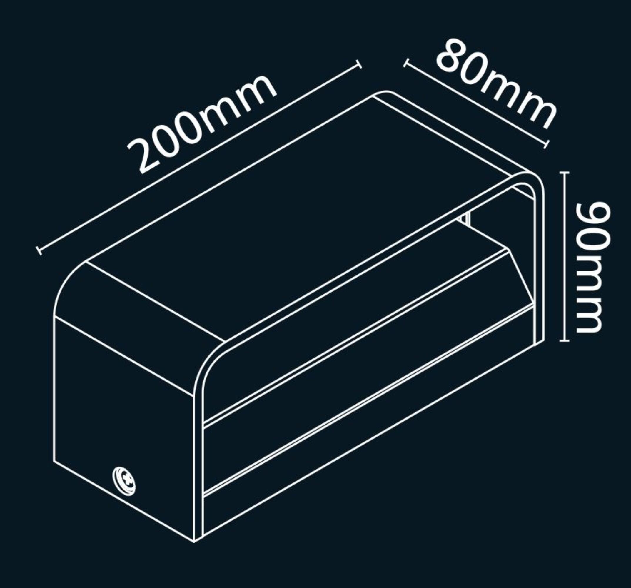 Candeeiro de parede LED SANIA 10W 1100LM IP20 BRANCO - 3