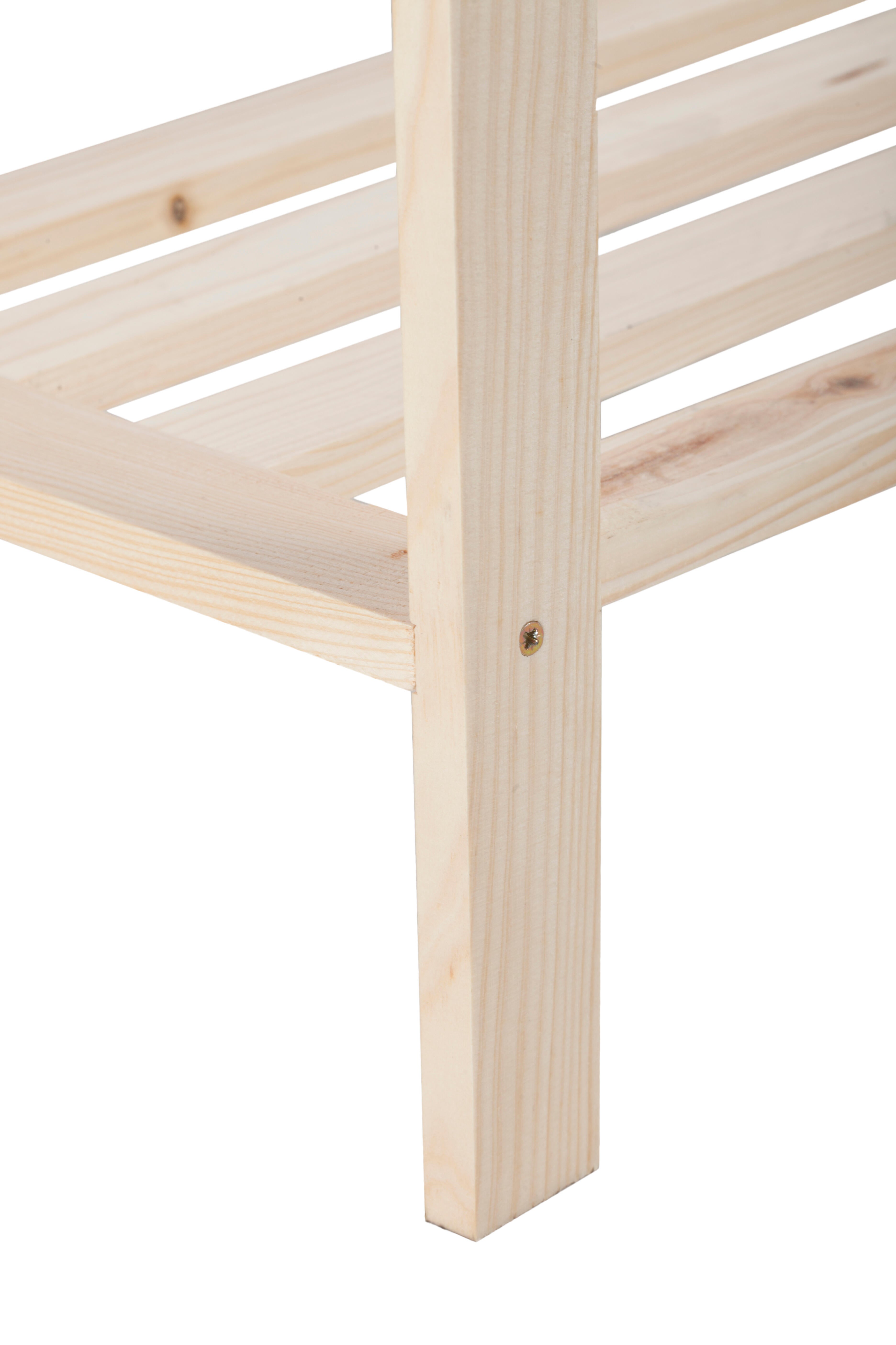 Estante de pinho 5 prateleiras 70x30x170 cm 30 kg - 14