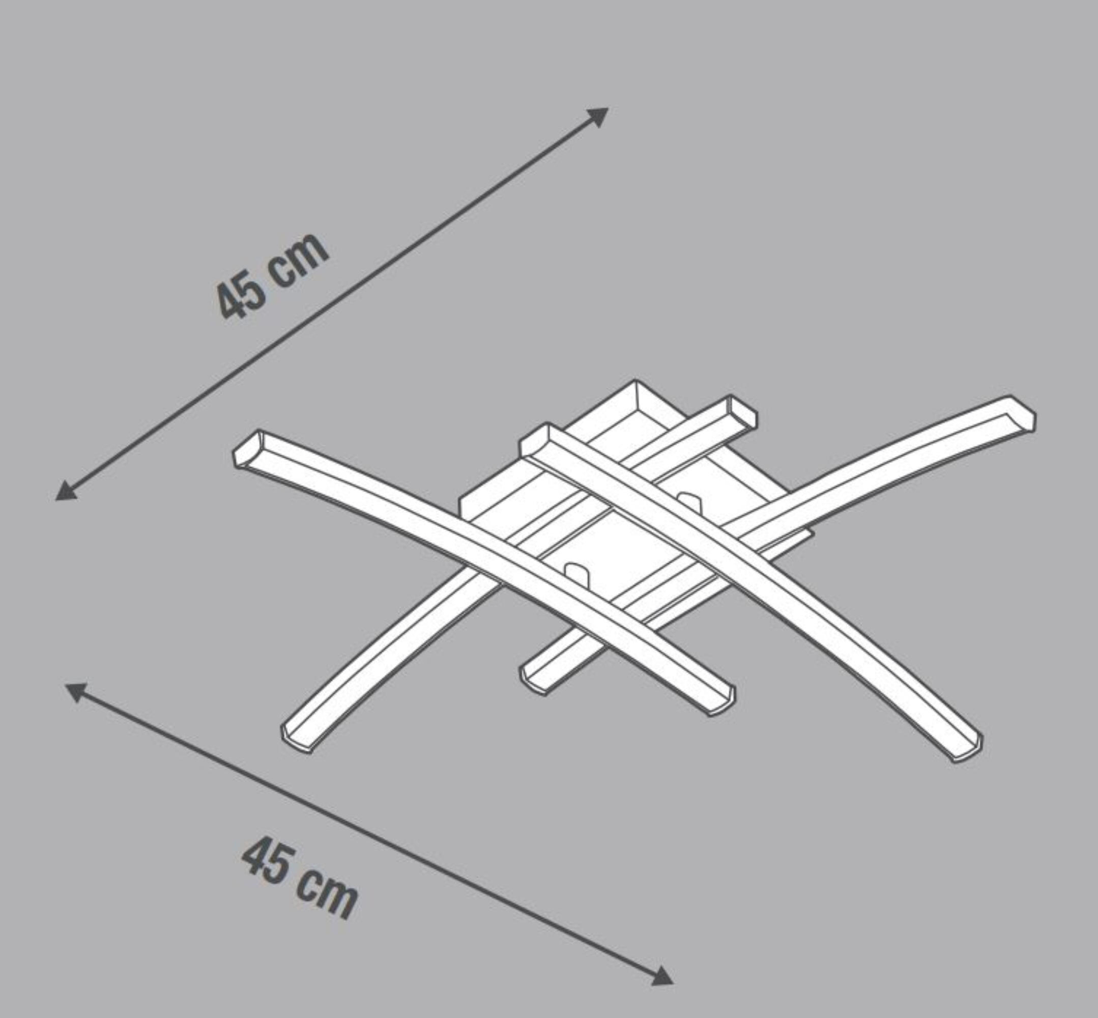 Plafonnier, design noir module led INSPIRE Beryl D.45 cm - 4