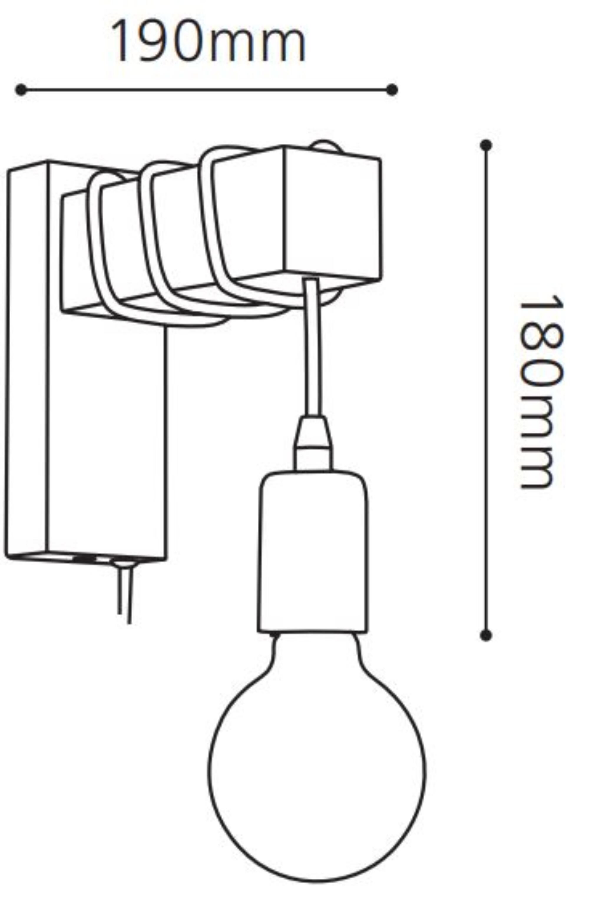 Aplique TOWNSHEND PRETO MADEIRA - 5