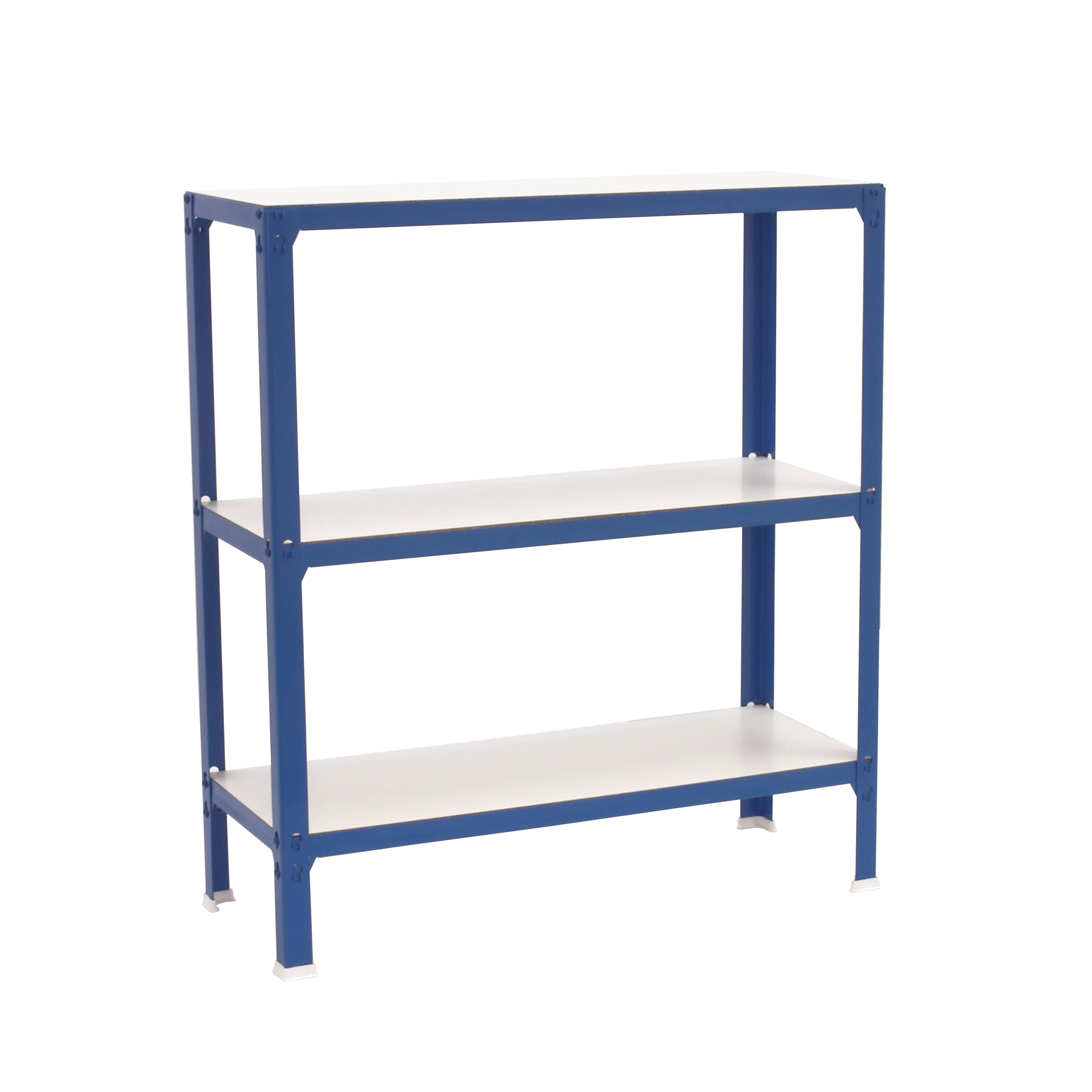 Estanteria sin tornillos homeclick azul plus 3/30
