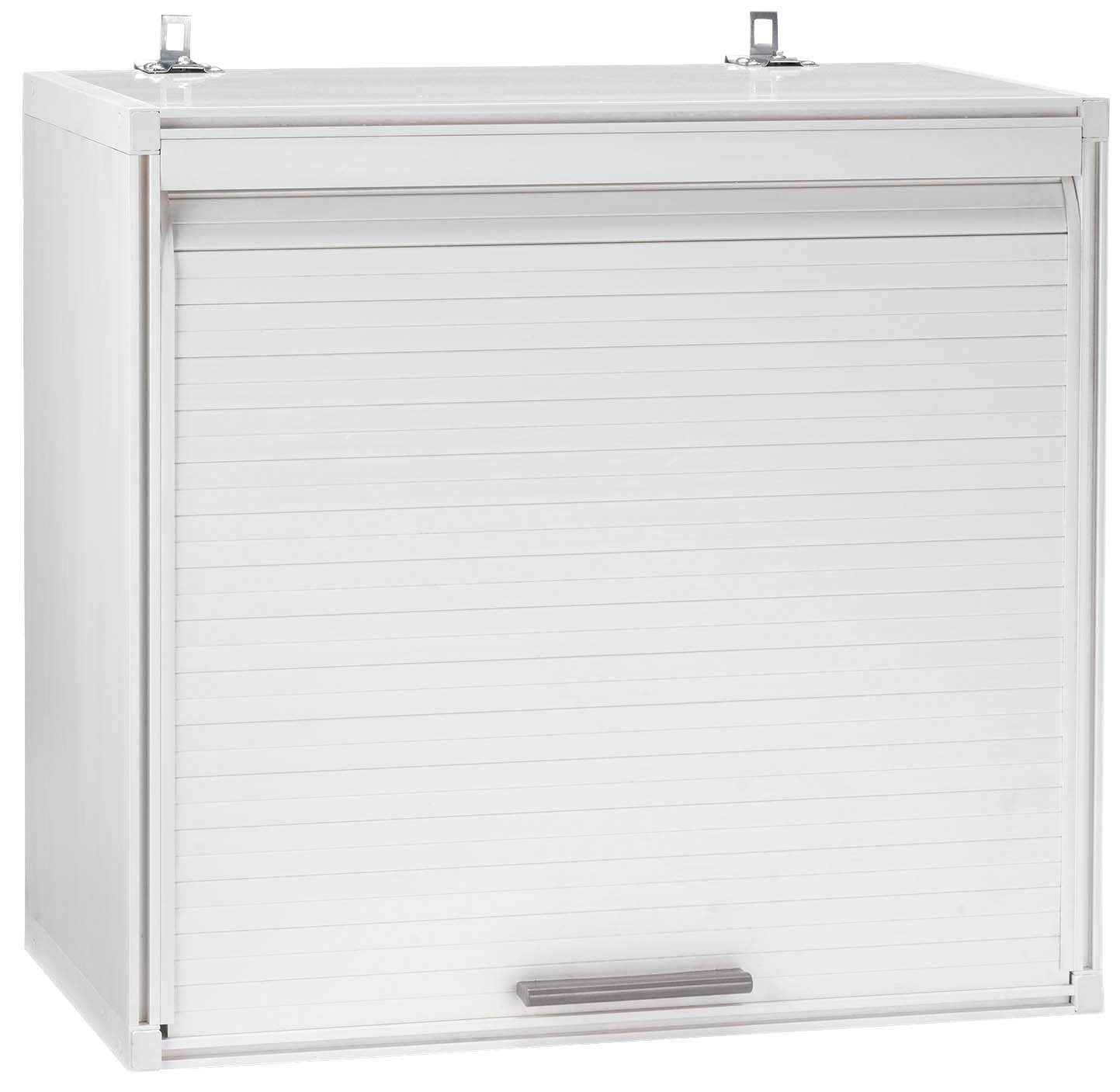 Armario para colgar de resina 66x63x36 cm color blanco 1 persiana