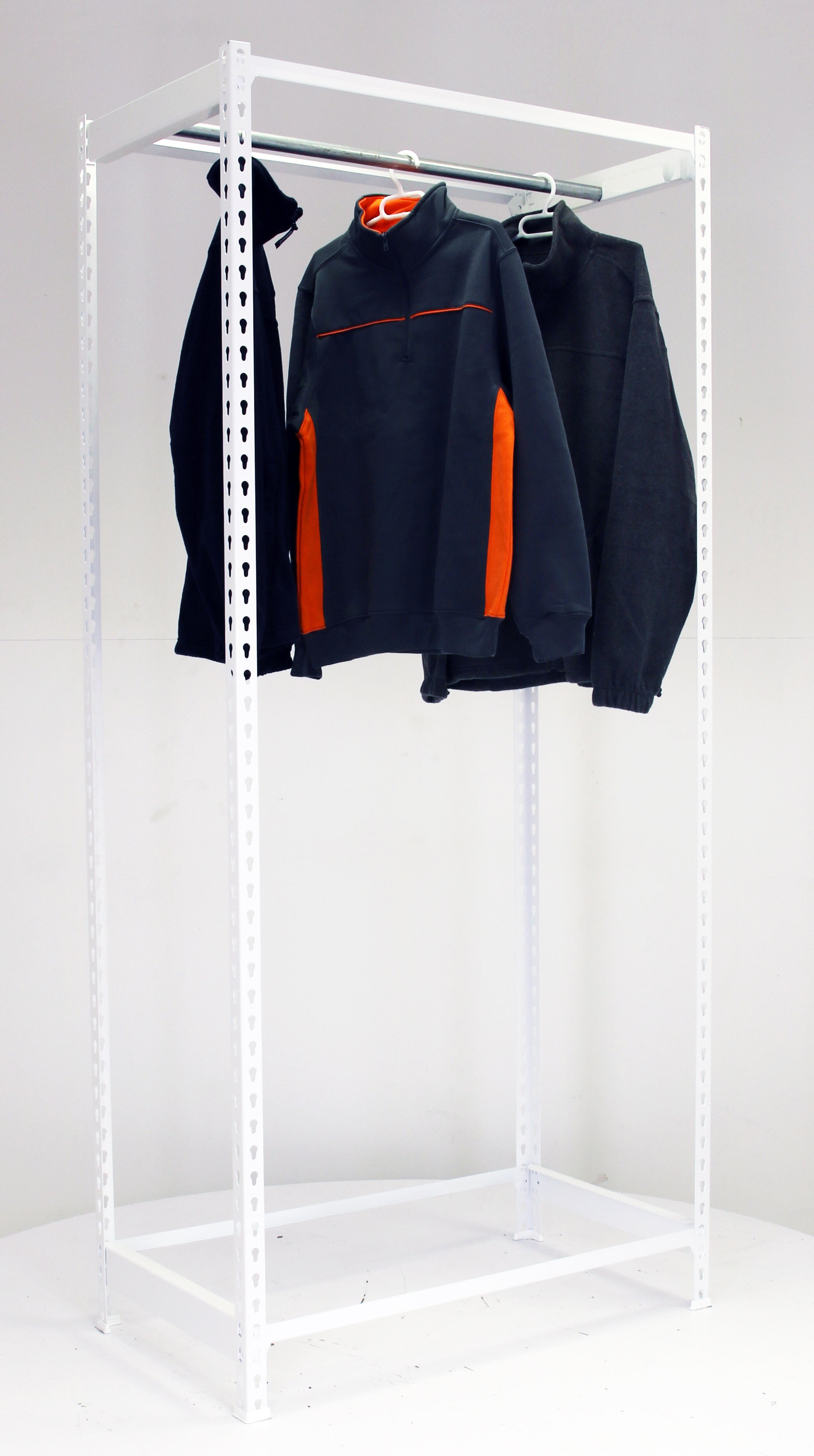 Estanteria simonclothing 1 colgador blanca