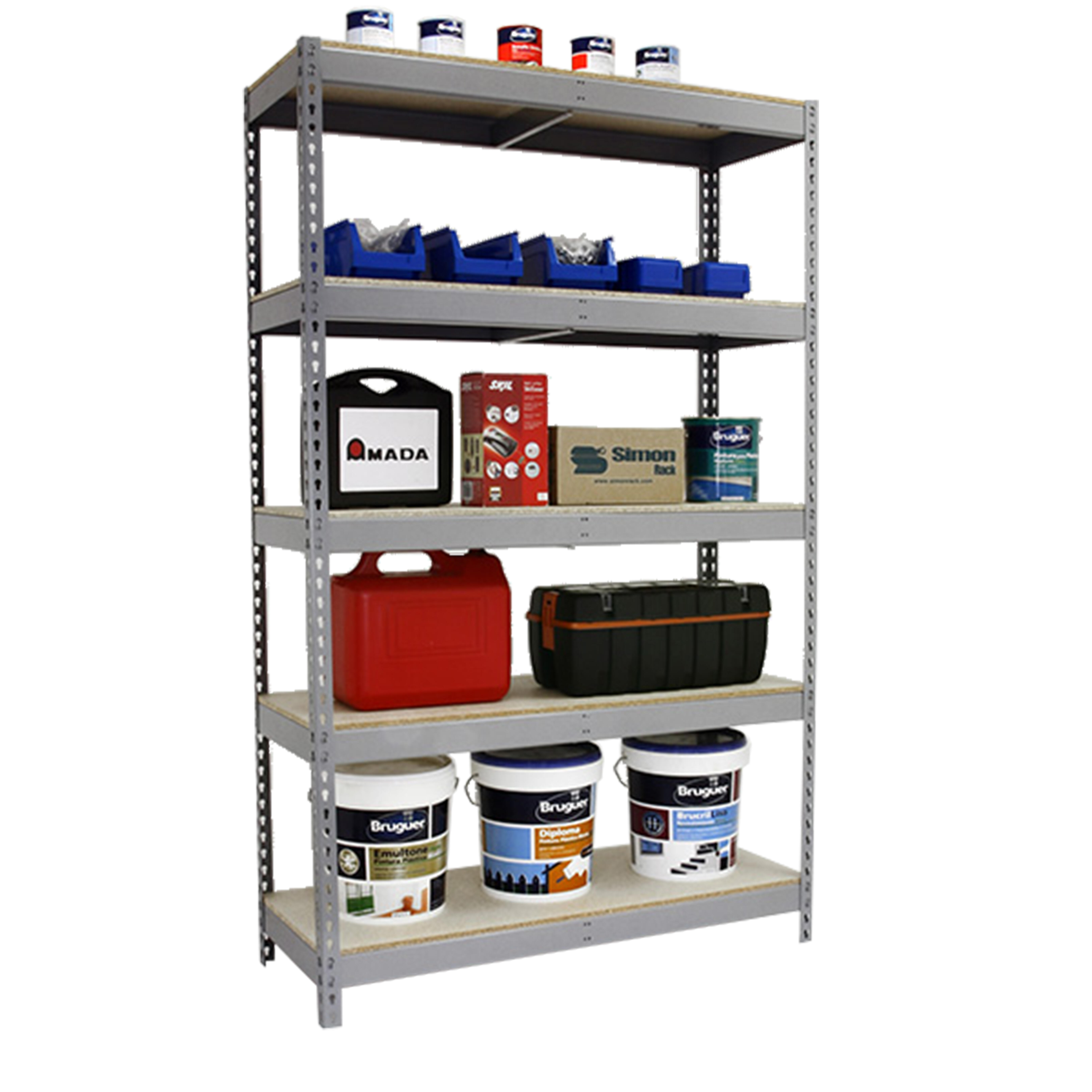 Estantería metálica en kit simonrack 300x120x75cm