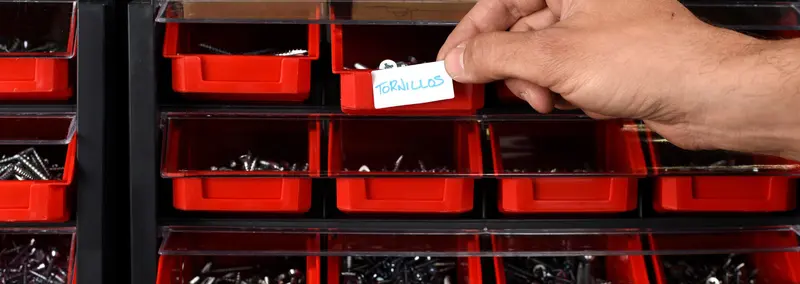 organizador de tornillos tuercas rack para organizar pernos clavos