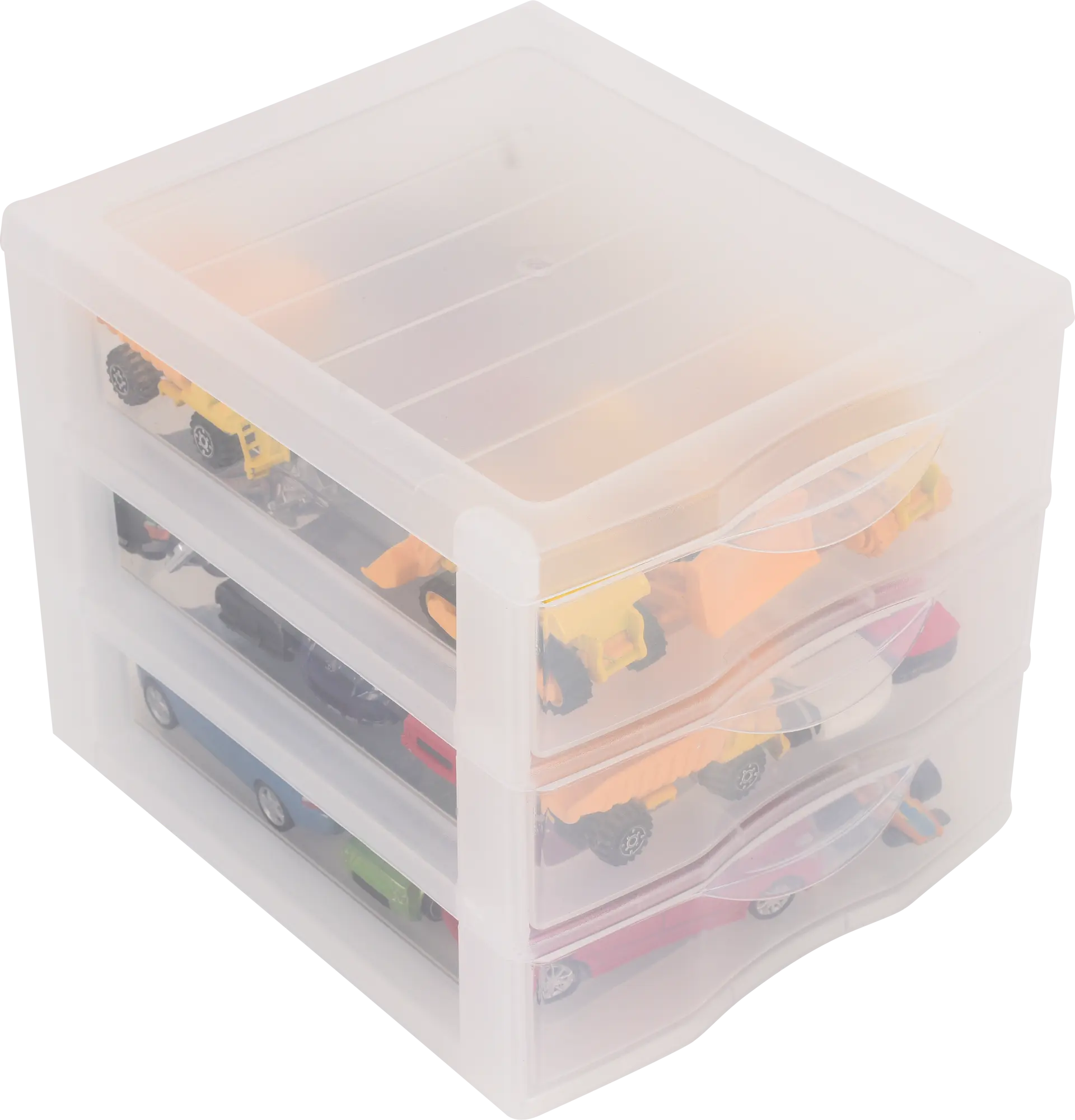 Bloco de gavetas ORGAMIX TRANSPARENTE 17X21X18 CM - 10